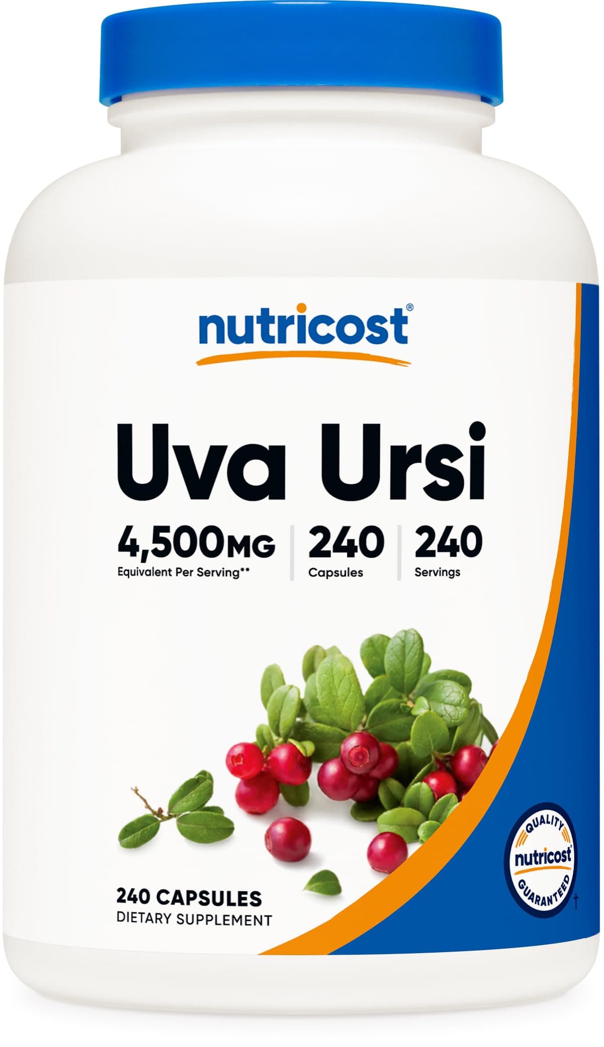 Nutricost Uva Ursi 4500mg, 240 Capsules - Vegetarian Capsules, Gluten Free, Non-GMO