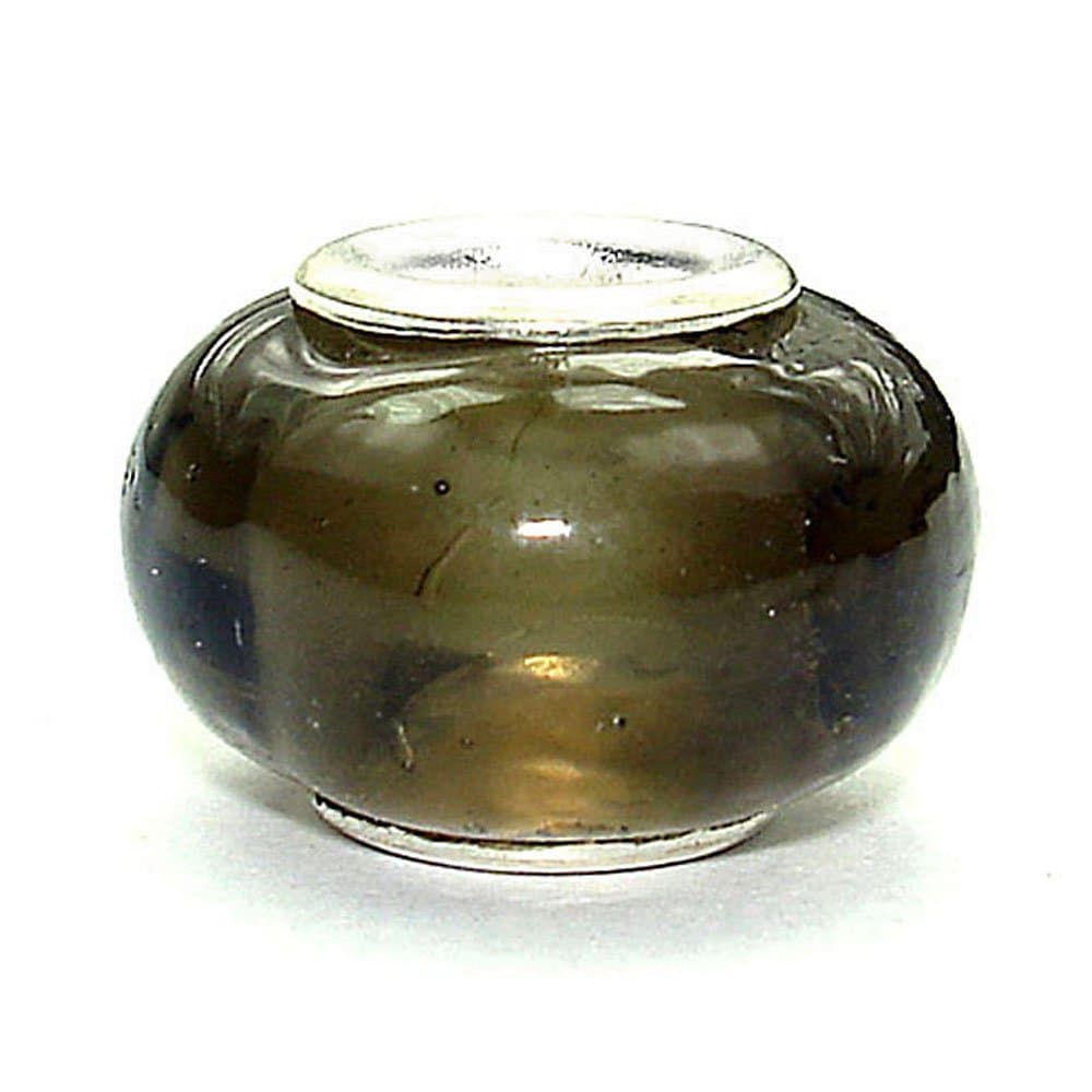 Coastal Collection Silver Glass Beads (3 Pack) - Black Truffle