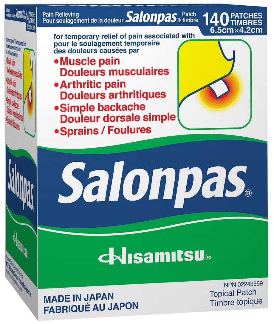 Salonpas Pain Relieving Patch - 140 Patches