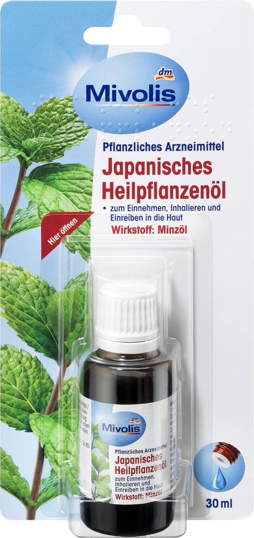 Japanisches Heilpflanzenöl (30ml Flasche) minzöl - Japanese Mint Oil
