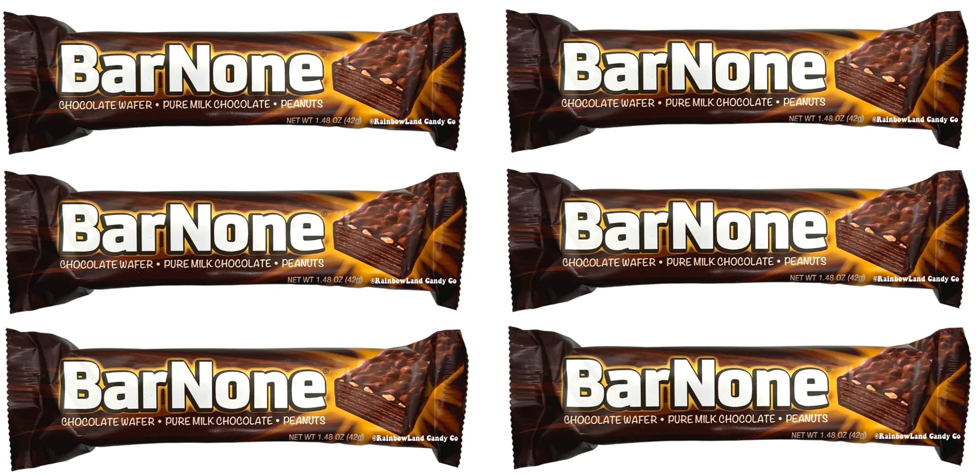 Iconic Candy "Bar None" Chocolate Bar (6pk)