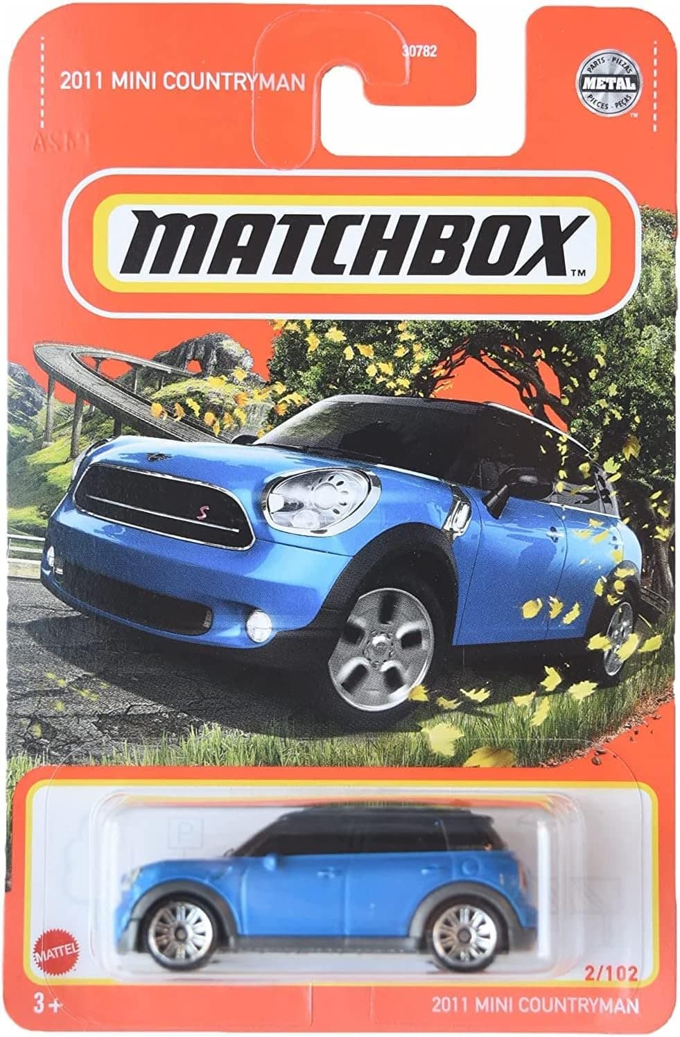 Hot Wheels Matchbox 2011 Mini Countryman - Mini Countryman - Blue 2/102