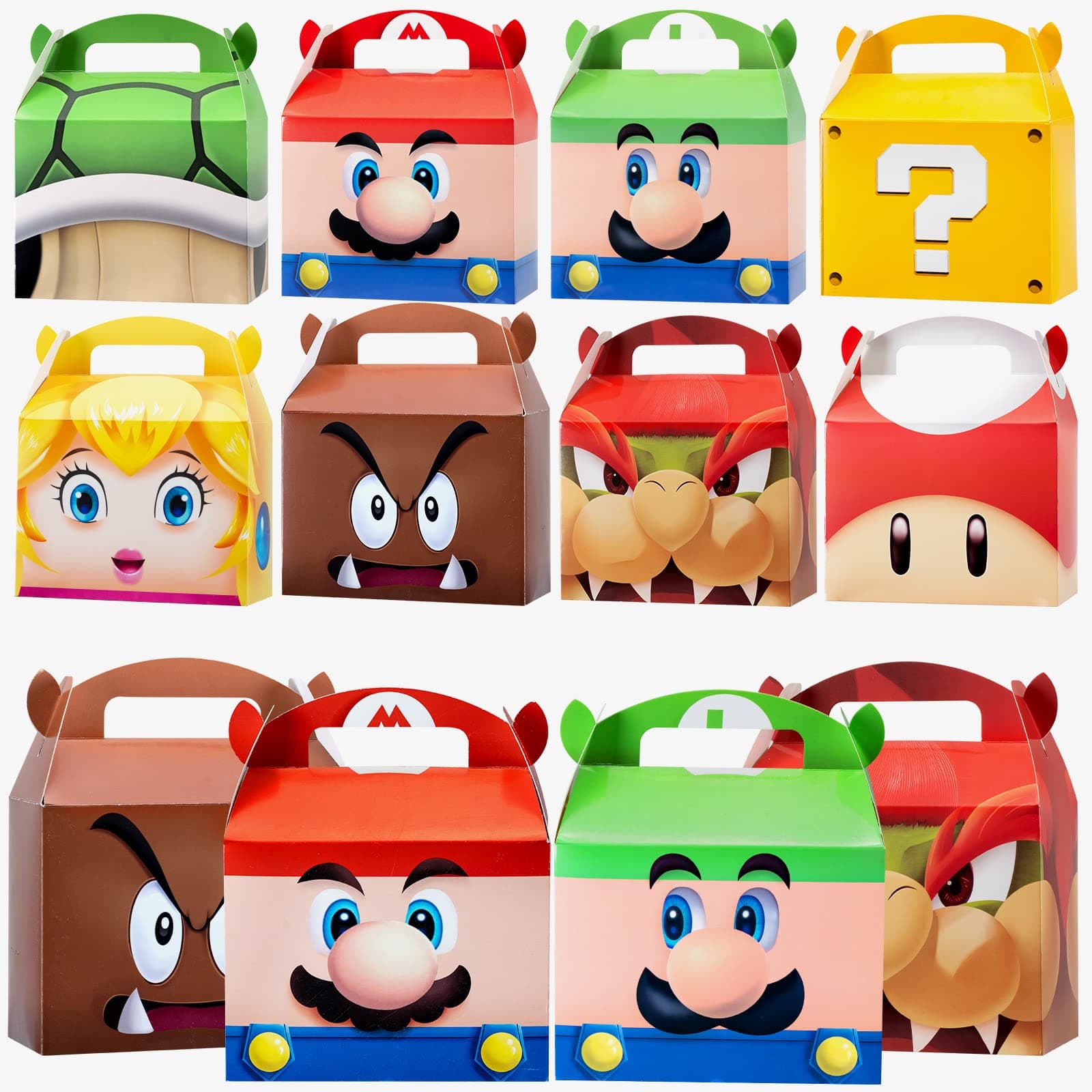 Momkutei Birthday Party Supplies,24Pcs Gift Boxes,Game Party favors,Best for Fill Up the Birthday Gift Bags(8 Style)