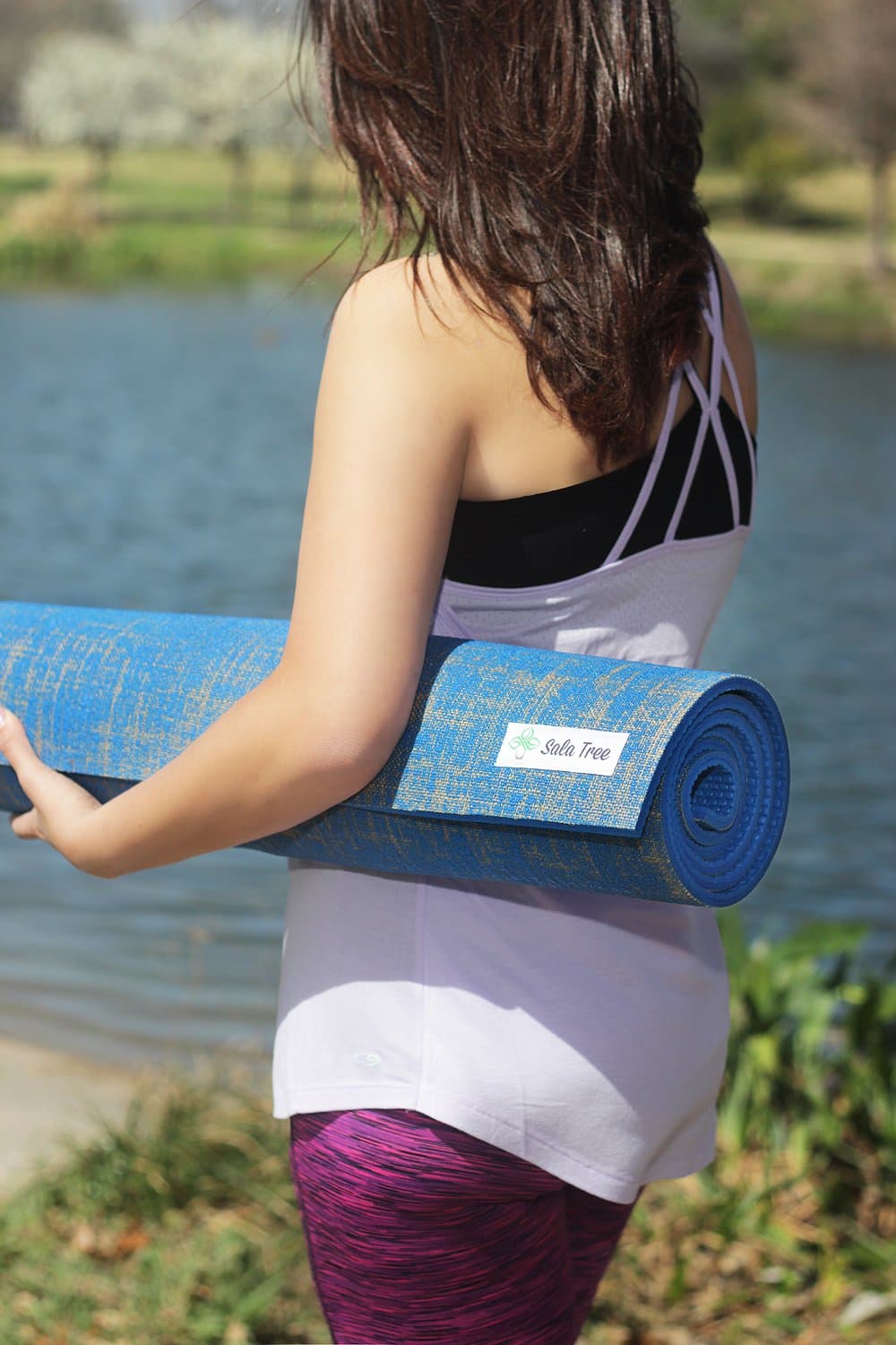 Sala Tree: Serenity - Exclusive Natural Jute Yoga Mat, Extra Long 72", Extra Thick 8 mm, Non Slip, for Any Type of Yoga, Pilates, or Exercises!