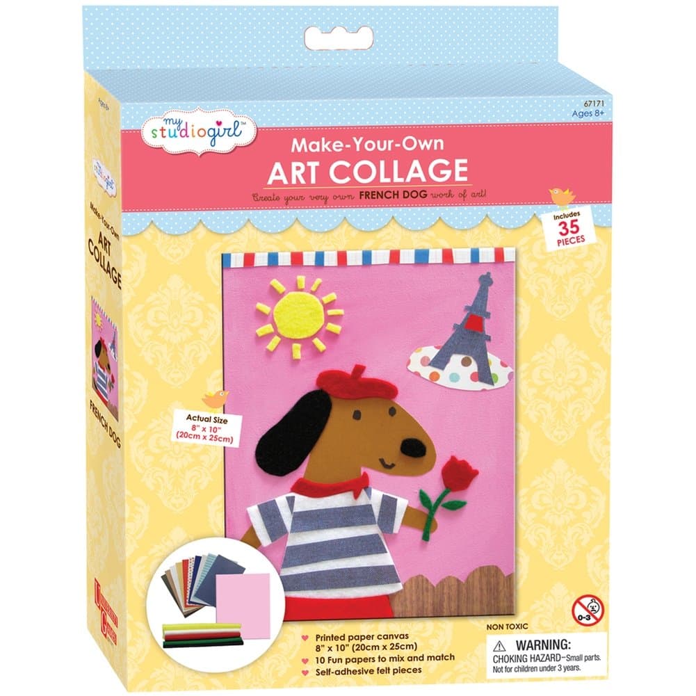 My Studio Girl Paint and Create Felt Dog Sew Kit