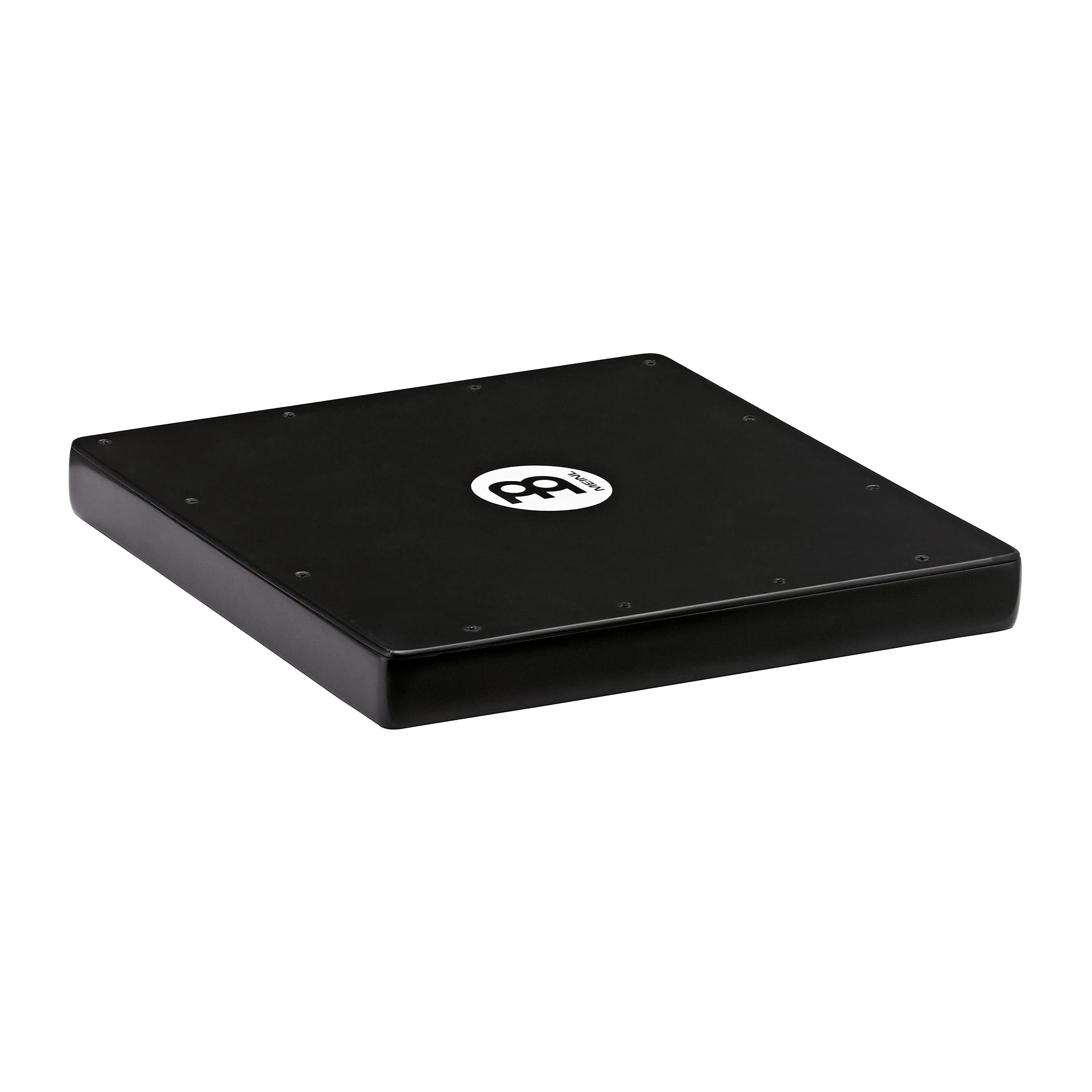 Meinl Percussion Travel Cajon Instrument - Flat Travel Hand Drum for On-the-go with Snare - Playing Surface Black (TCAJ1BK)