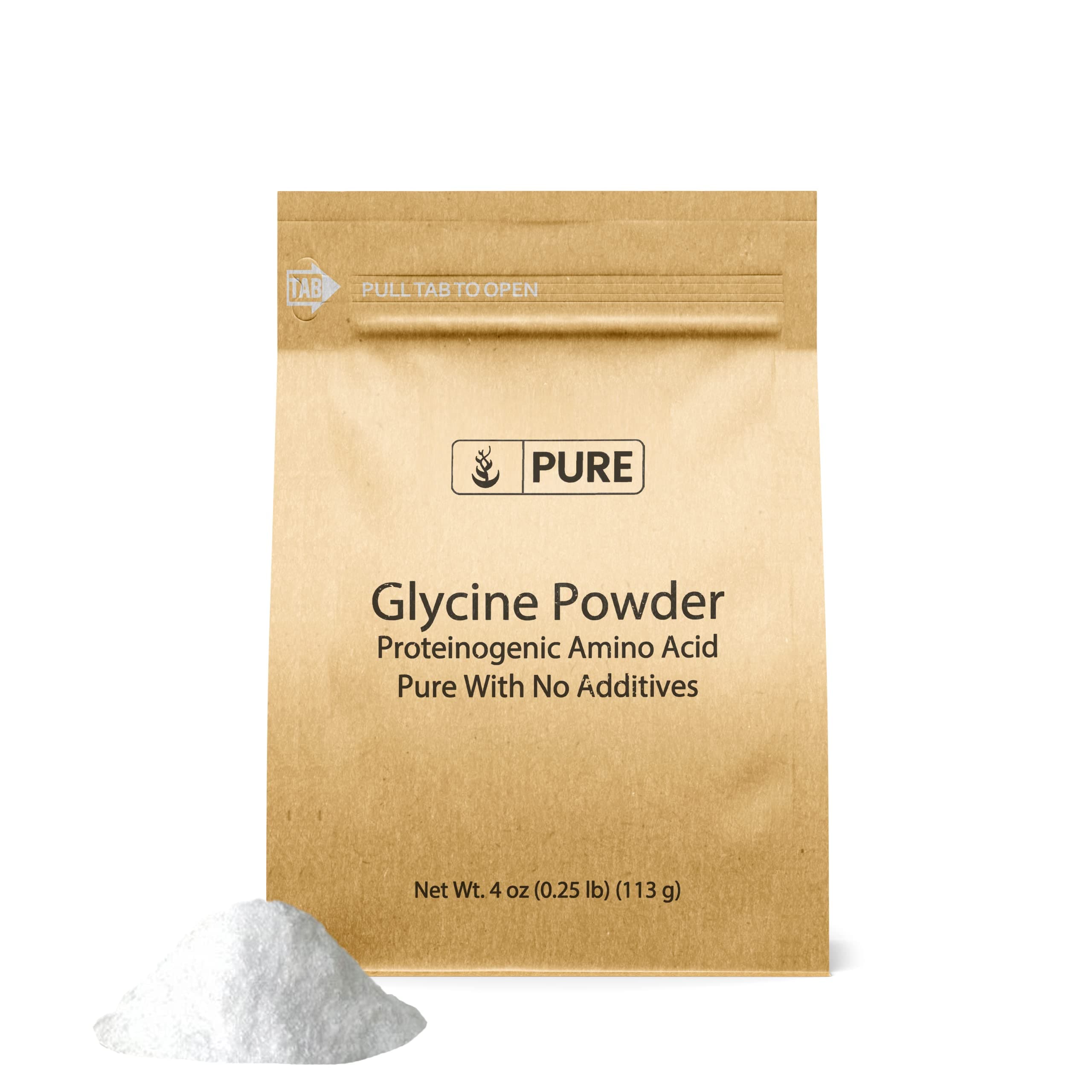 Glycine Powder (4oz) Non-GMO, Non-Essential Amino Acid