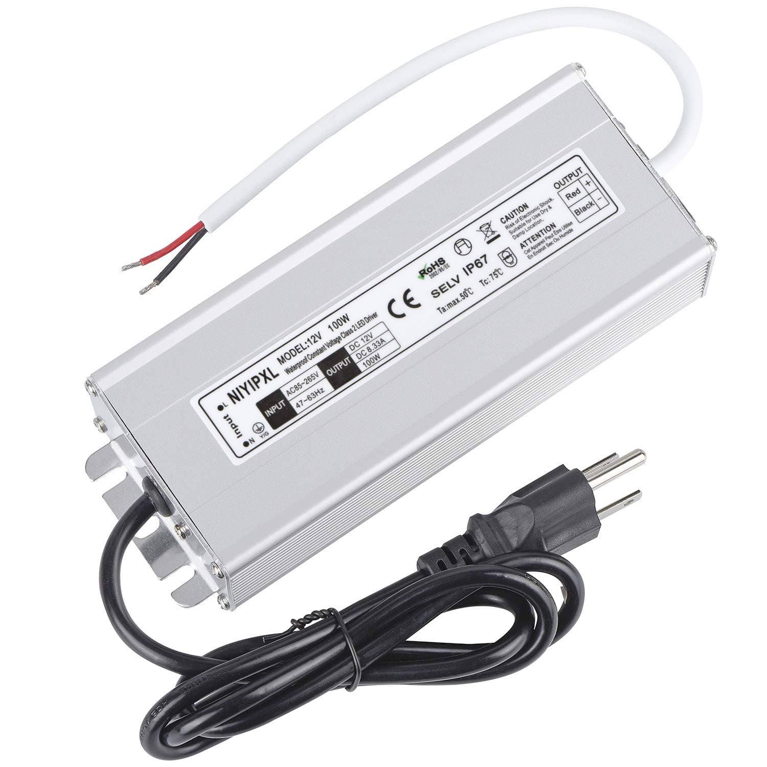 100W 12V Waterproof Power Supply