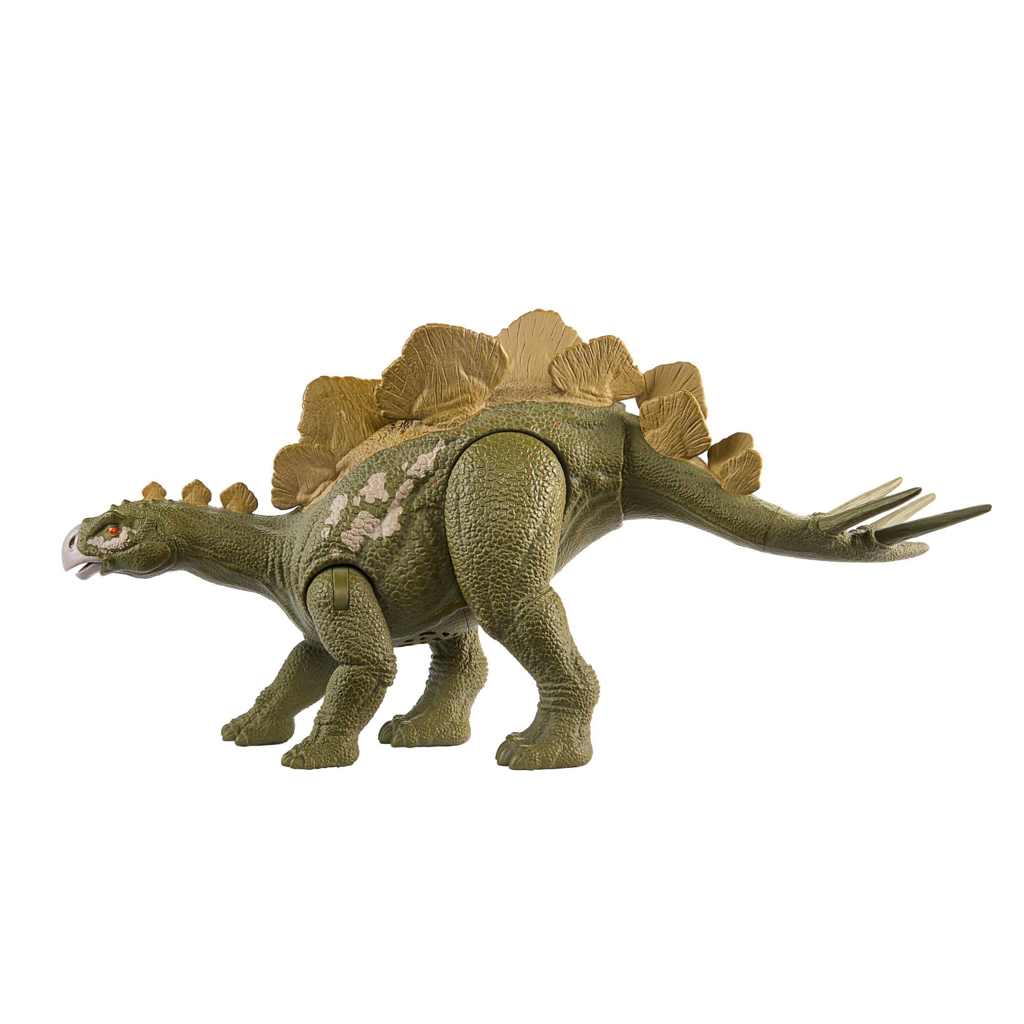 Mattel Jurassic World Wild Roar Hesperosaurus Dinosaur Figure with Continuing Roar Sound & Attack Action, Posable Physical Toy & Digital Play