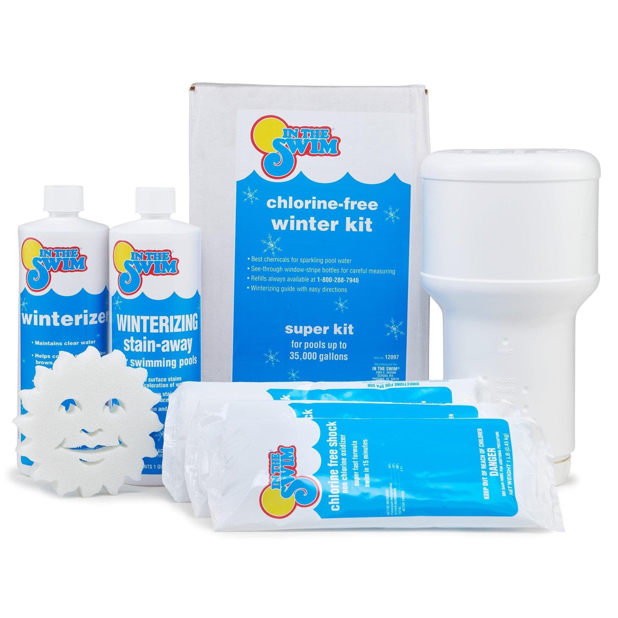 In The Swim Pool Winterizing and Closing Chemical Kit - Up to 35,000 Gallons