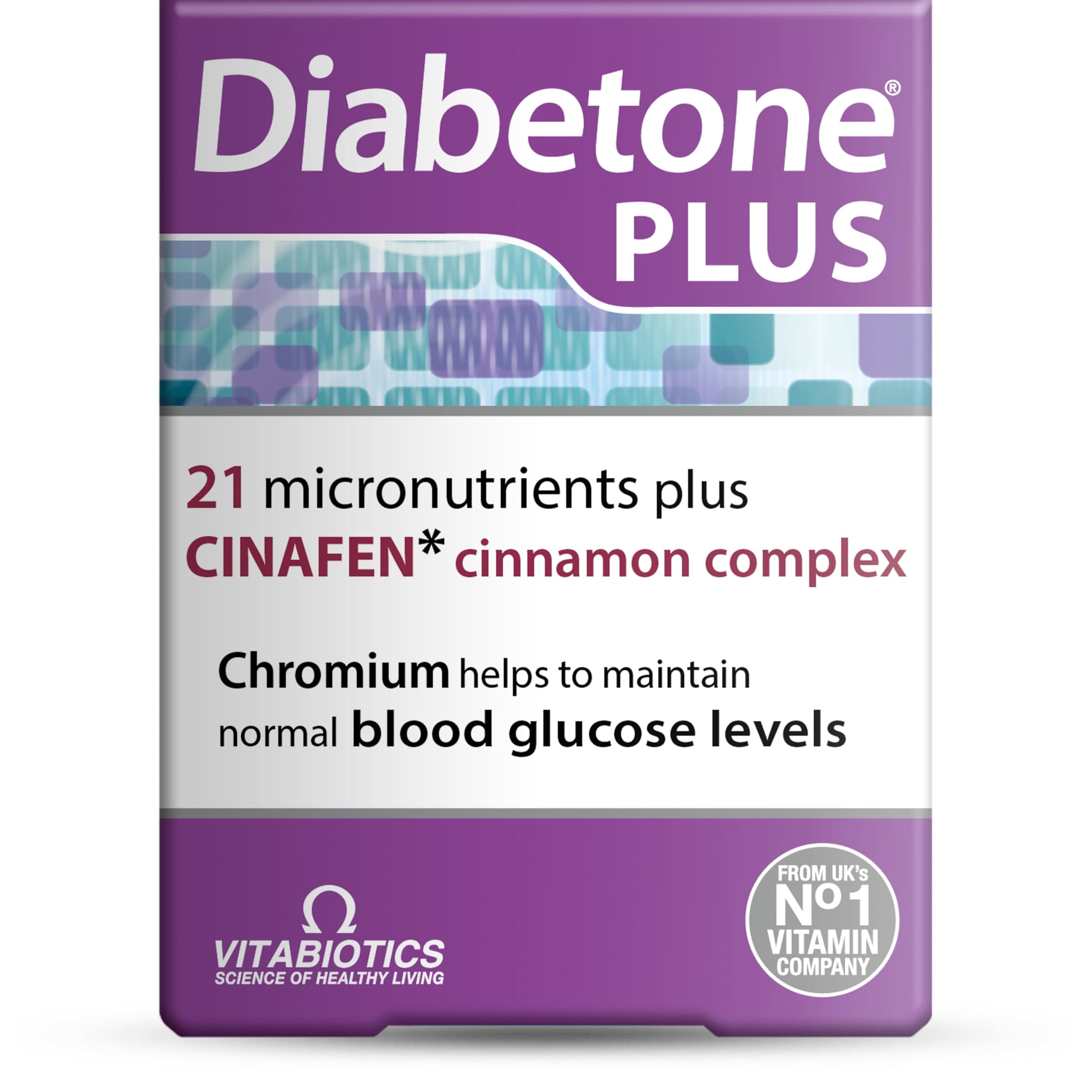 Vitabiotics Diabetone PlUS, 56 Tablets/Capsules