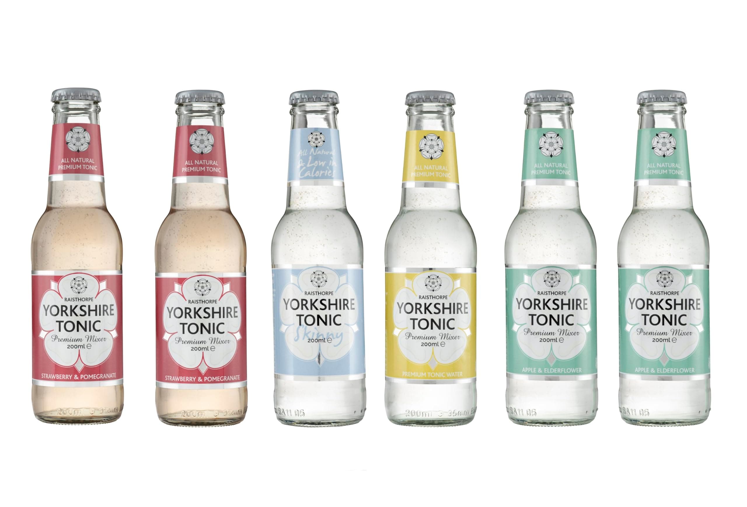 Yorkshire Tonic Water Mixed Variety Selection Pack (6X 200ml)