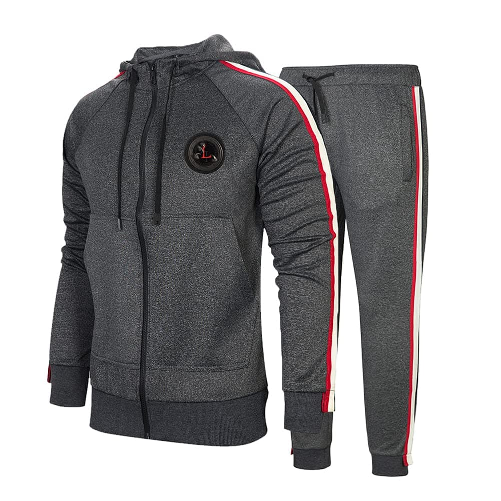 AOTORR Mens Tracksuit Set Hoodie Top Jogging Bottoms Casual Full Zip Joggers Sports Sweatsuit with Pockets