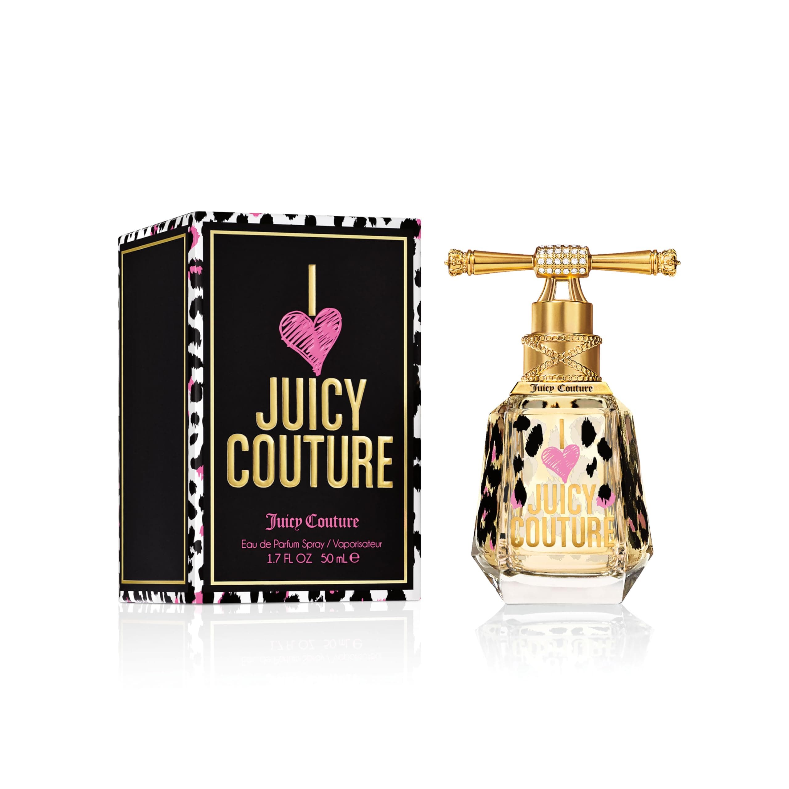 I Love Juicy Couture Eau De Parfum, Women's Perfume with Notes of Candy Apple, Tiger Lily & Patchouli - Fruity & Floral Perfume for Women, EDP Spray
