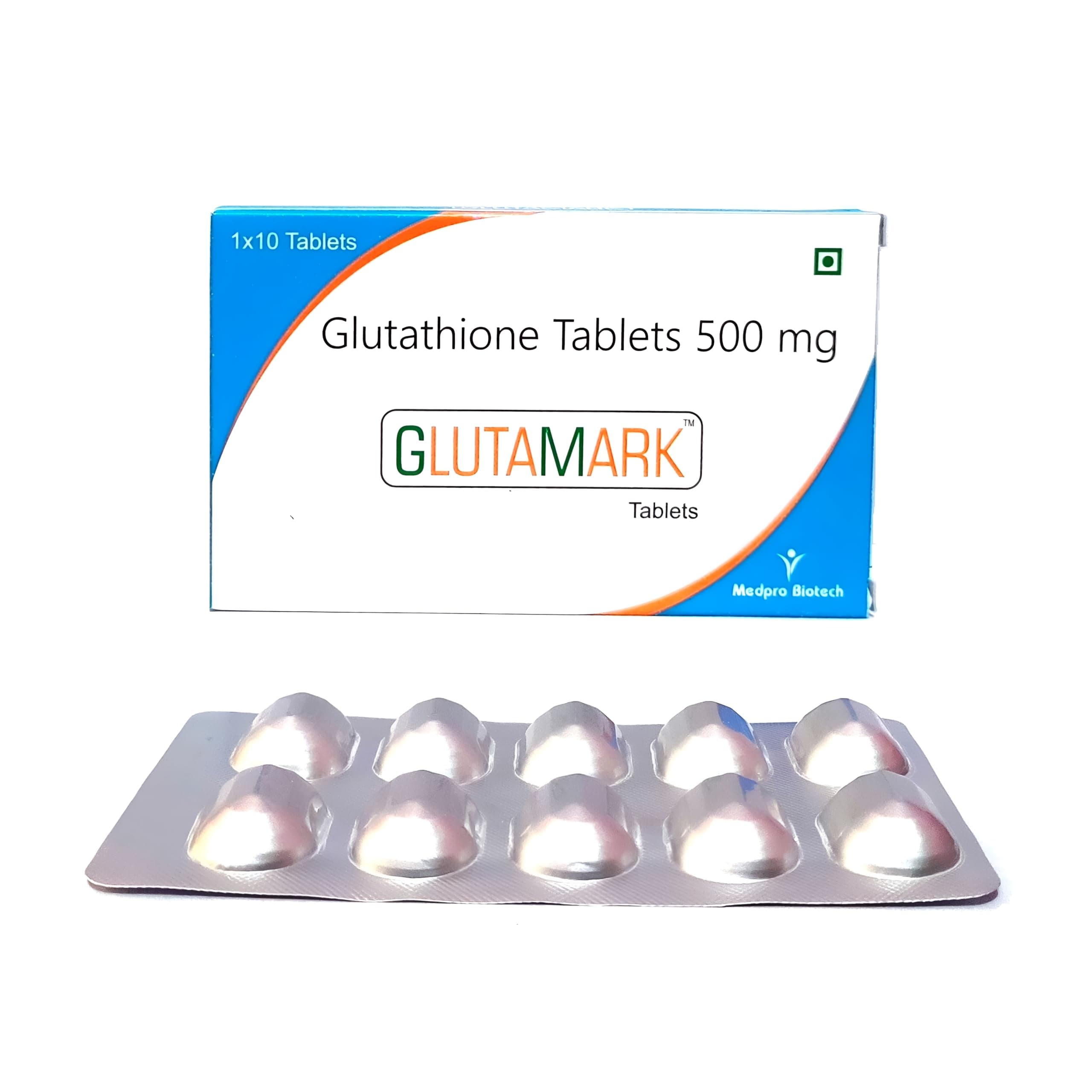 Glutathione 500mg tablets for Liver, Skin and Cellular Health (3×10=30 Tablets)