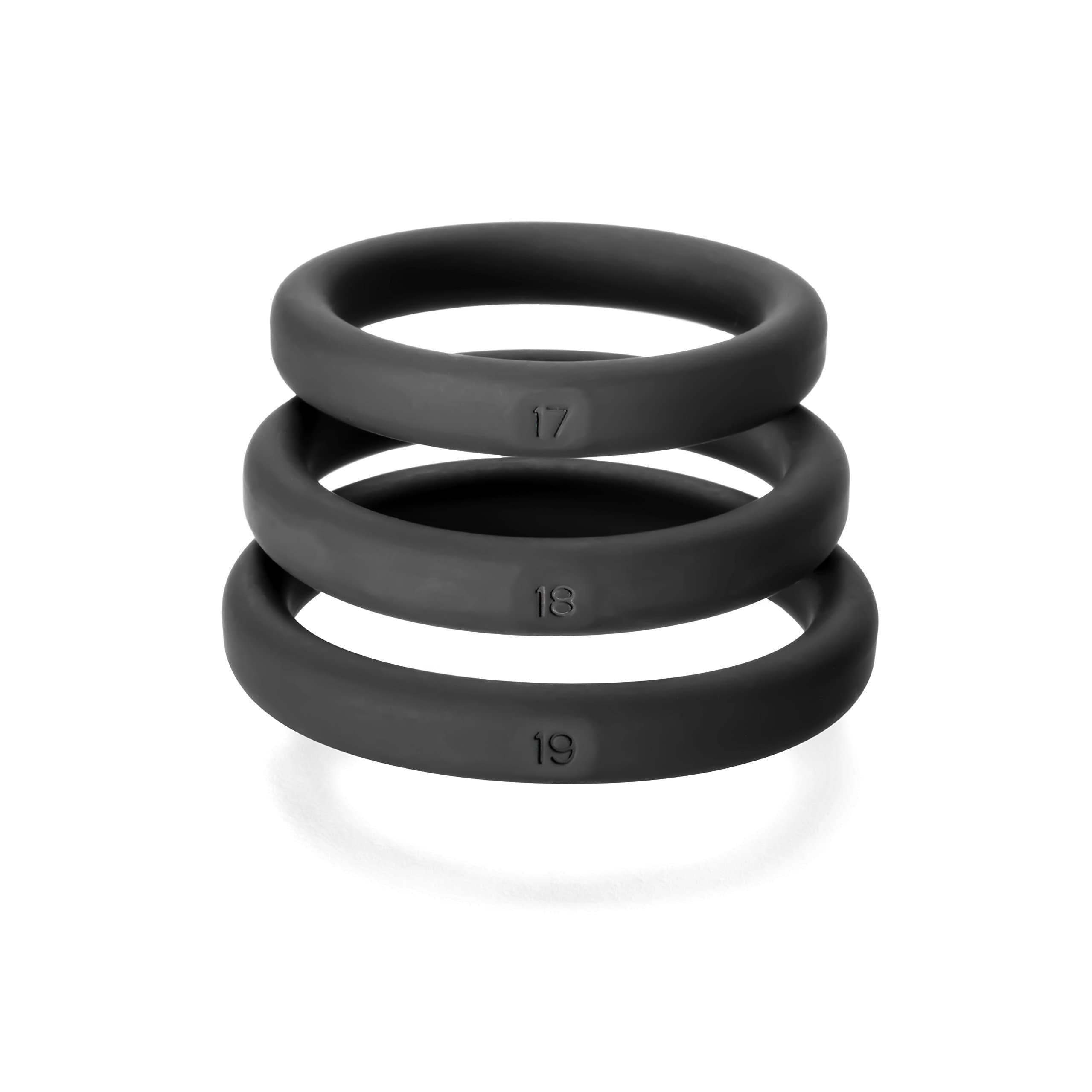 PerfectFit Brand Silicone Rings, 17/#18/#20