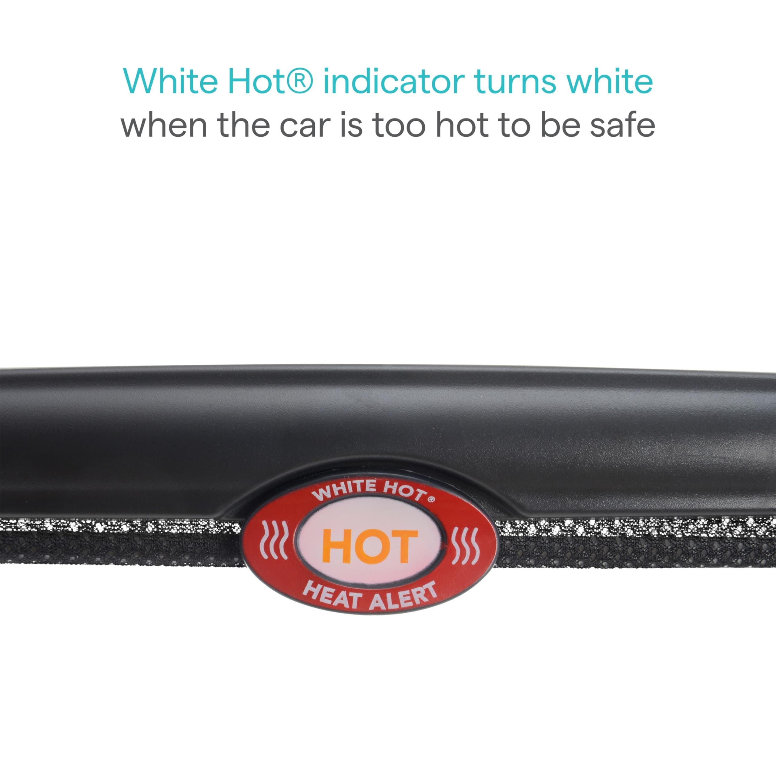 BRICA 2 Piece White Hot Sun Safety Shades by Brica