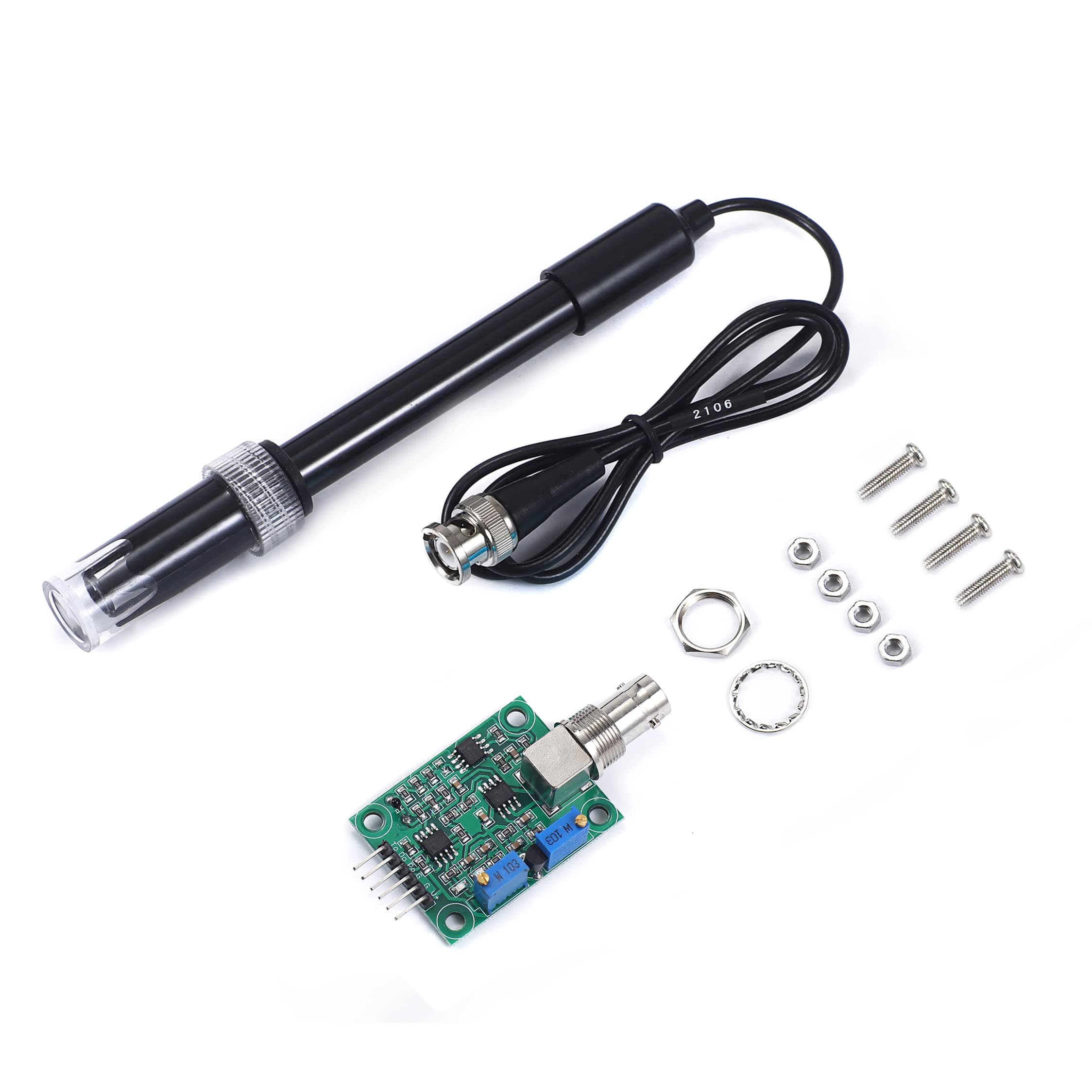 PH Value Data Detection and Acquisition Sensor Module Acidity and Alkalinity Sensor Monitoring and Control ph0-14 for Arduino