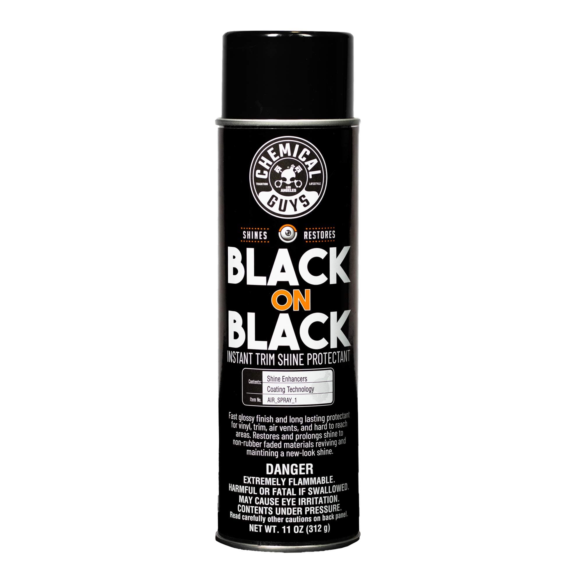 AIR_SPRAY_1 Instant Shine Interior and Exterior Spray Dressing, Black
