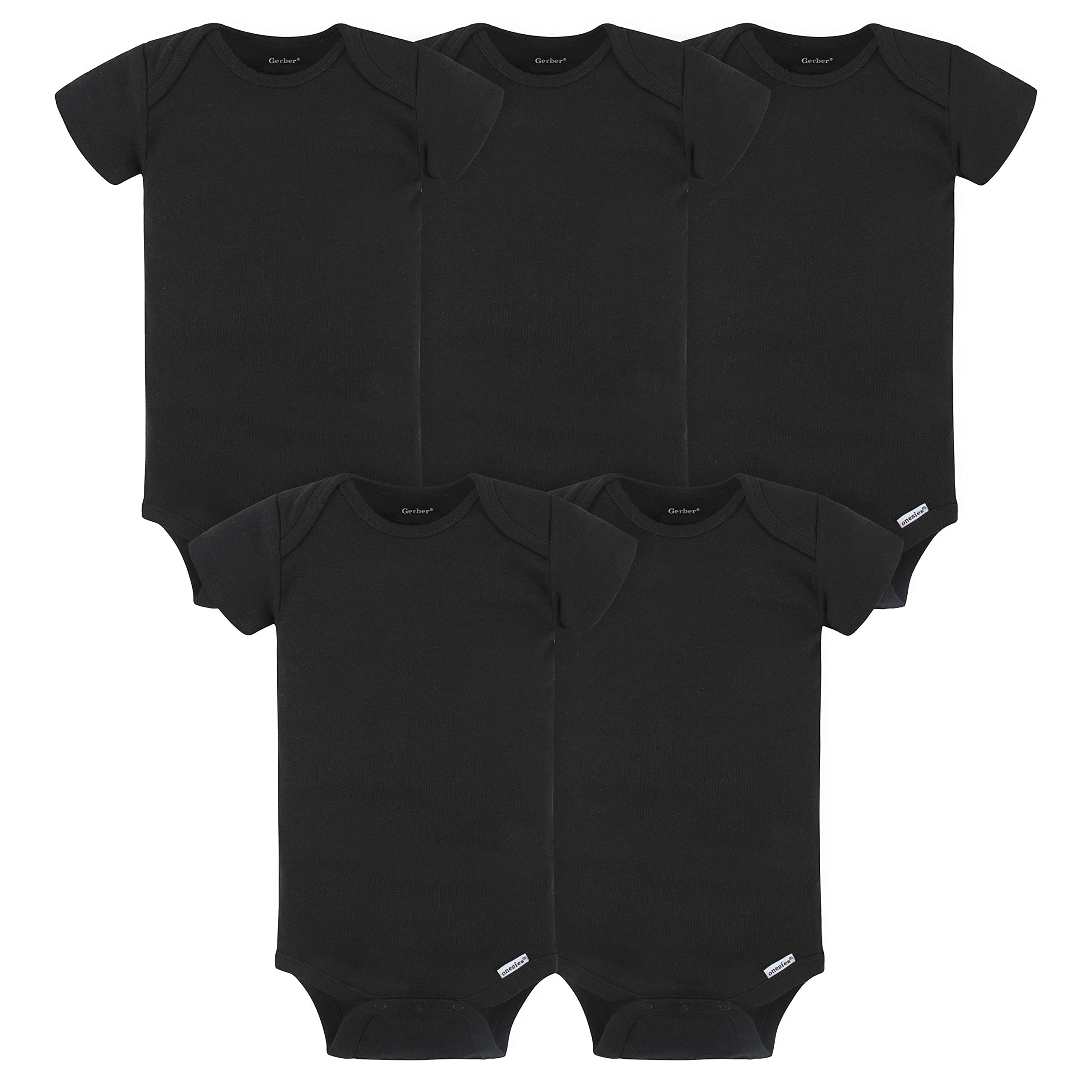 Baby 5-pack Solid Onesies Bodysuits