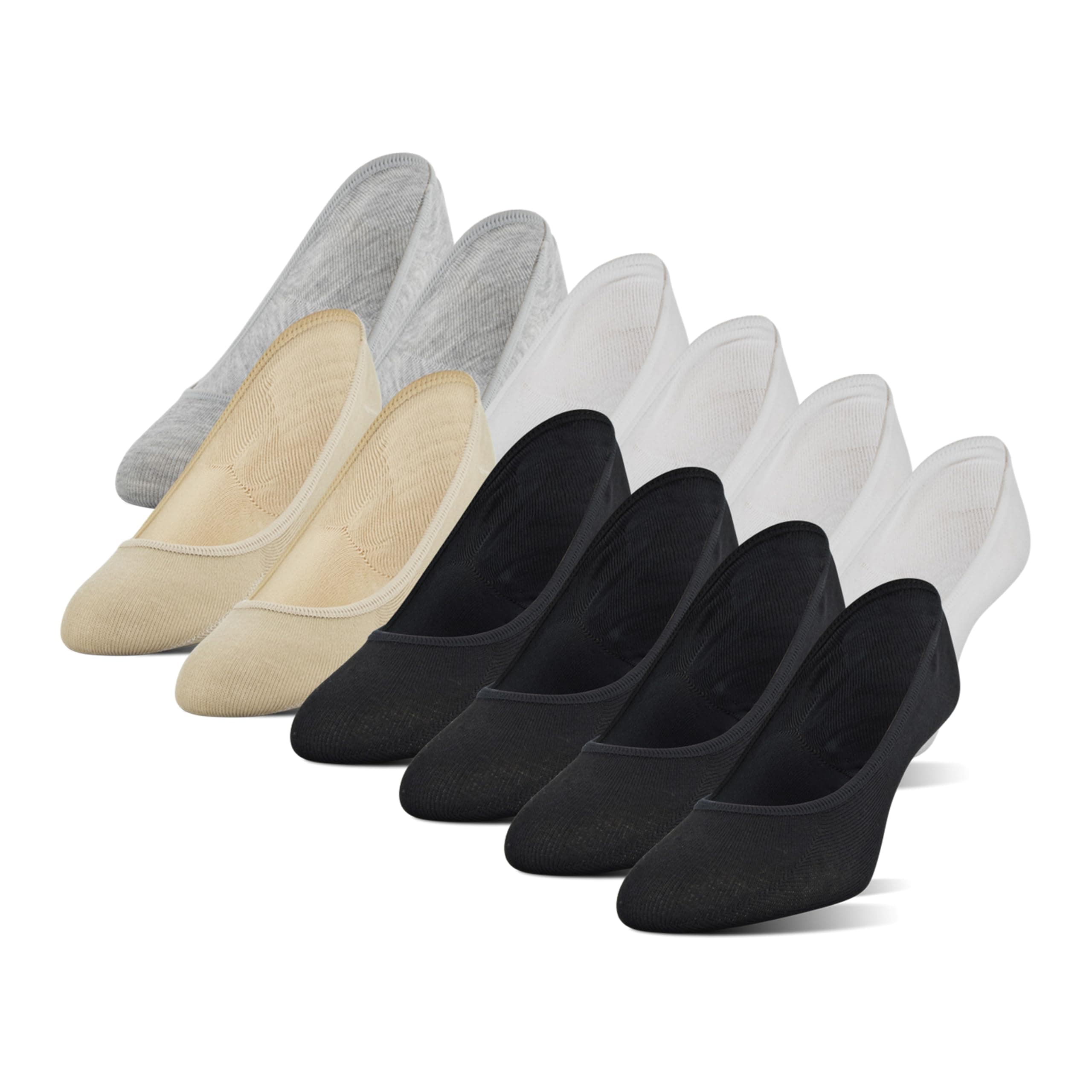 womens Mid Sport Cut Liners with Y-heel, 12 Pairs Casual Sock