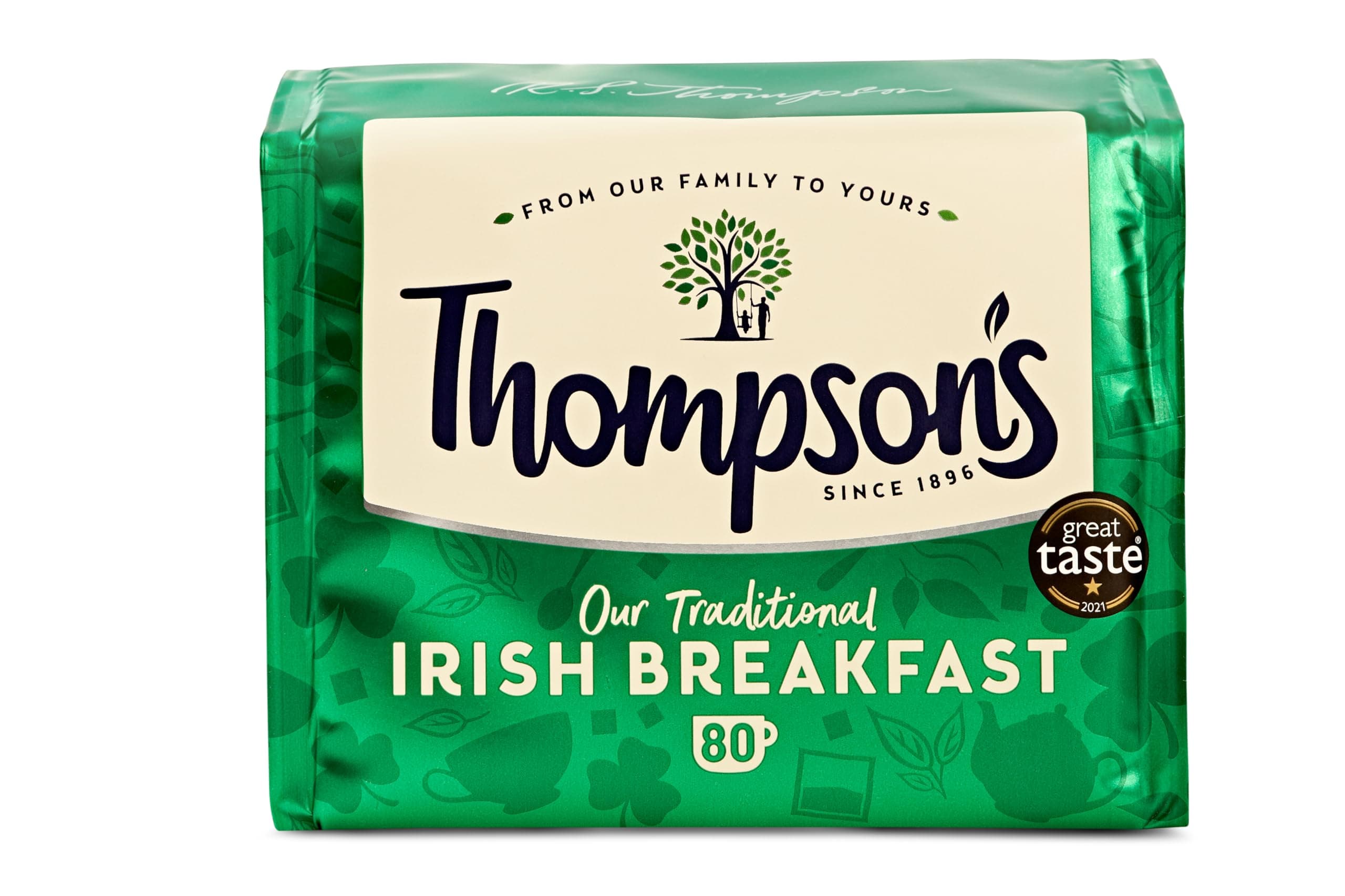 Thompsons Irish Breakfast Tea 6 x 80 Tea Bags, 1.5 kg