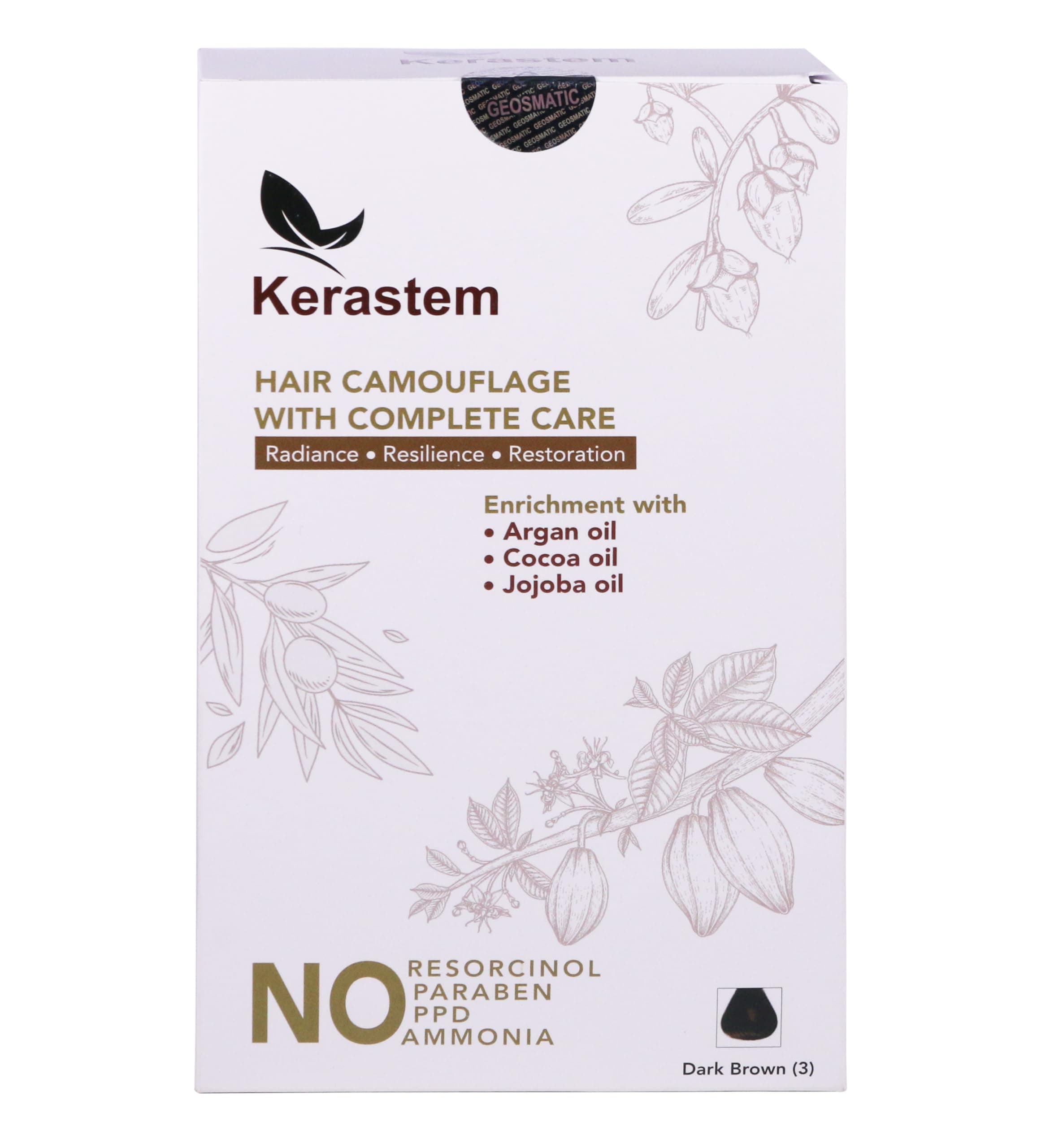 Kerastem Hair Color (Formerly Known as Optima) 150ml - Dark Brown No 3