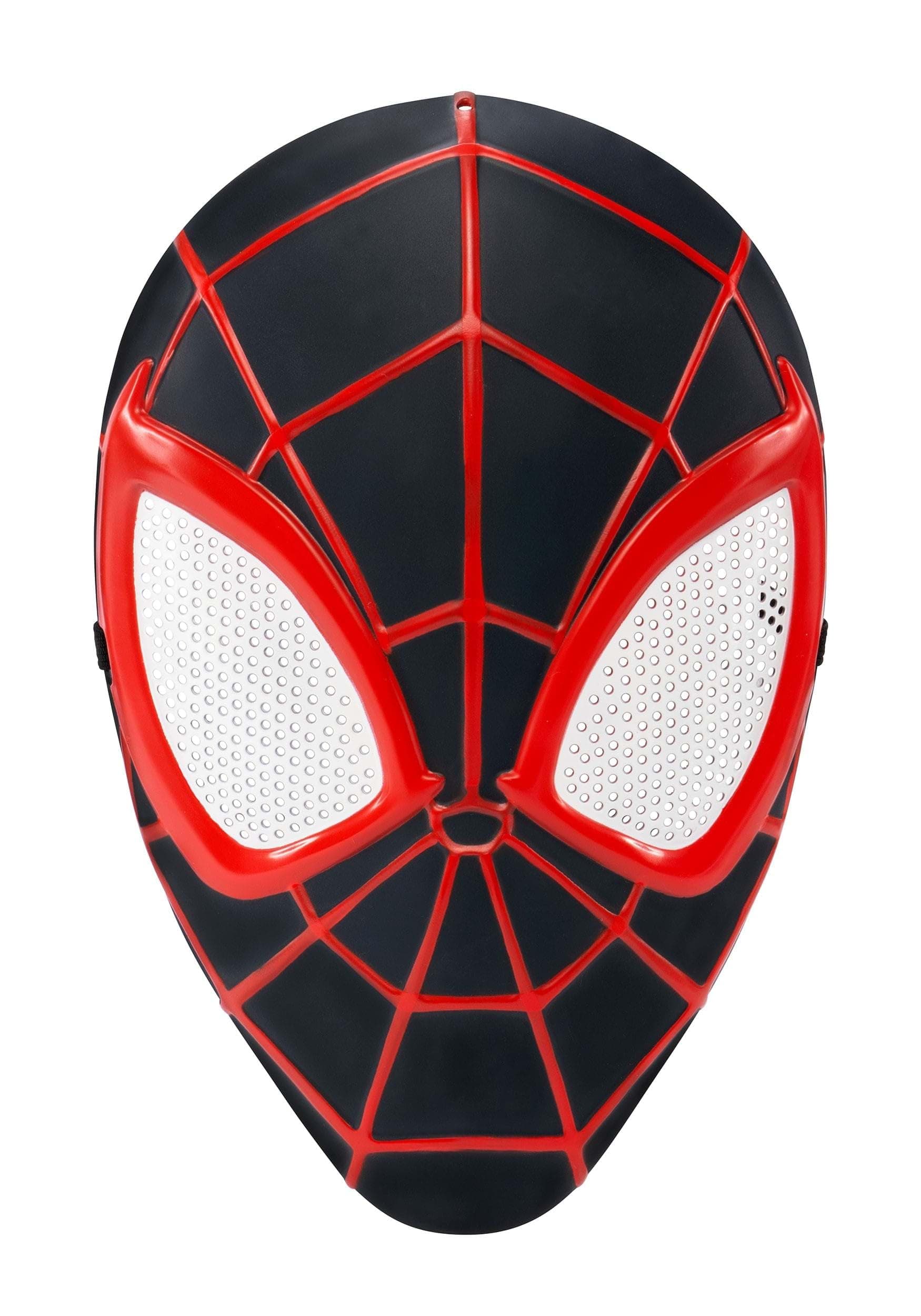 Marvel Youth Miles Morales Mask - 3D Plastic Mask with Elastic Strap
