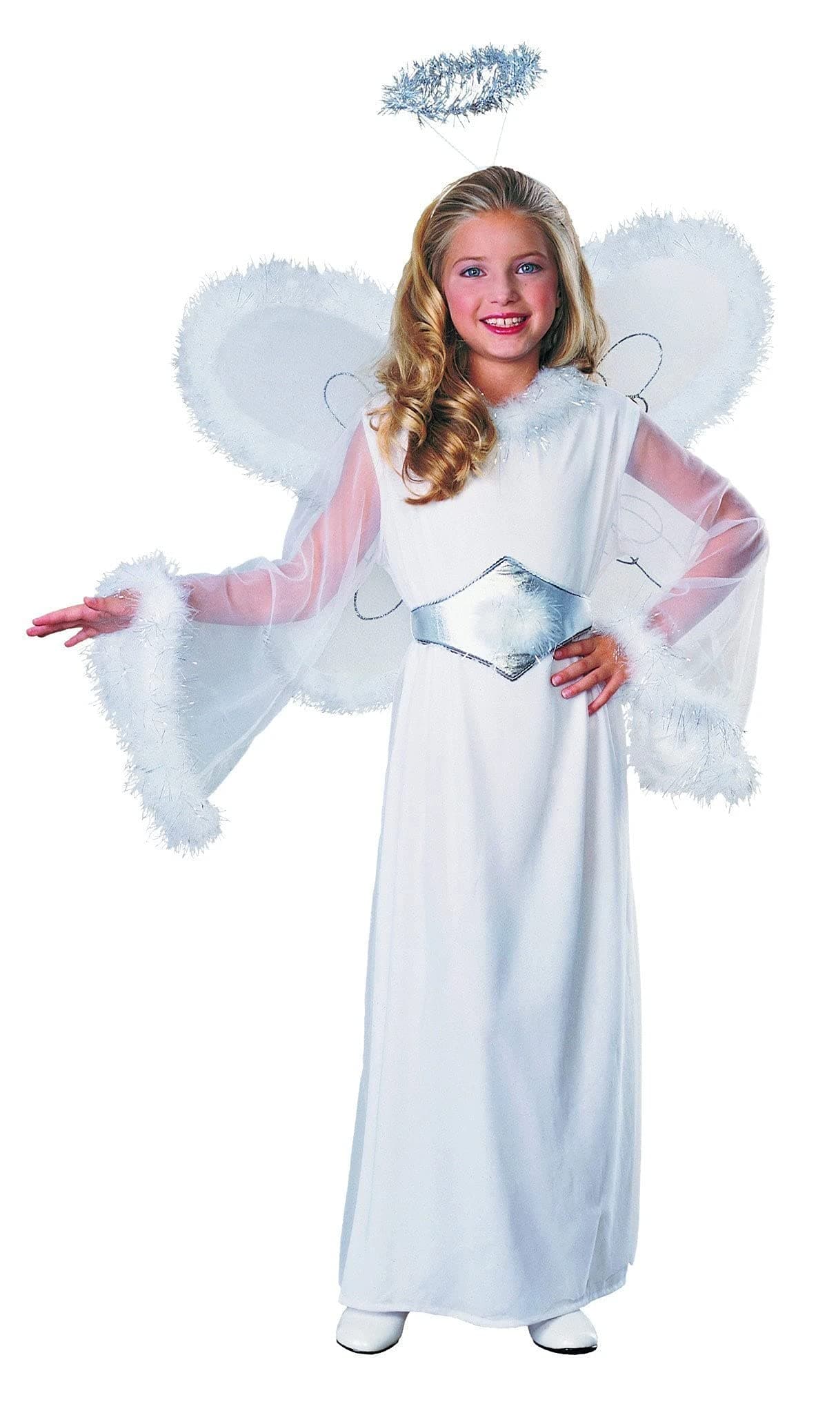 Child's Feathered Fashions Snow Angel Costume, Large