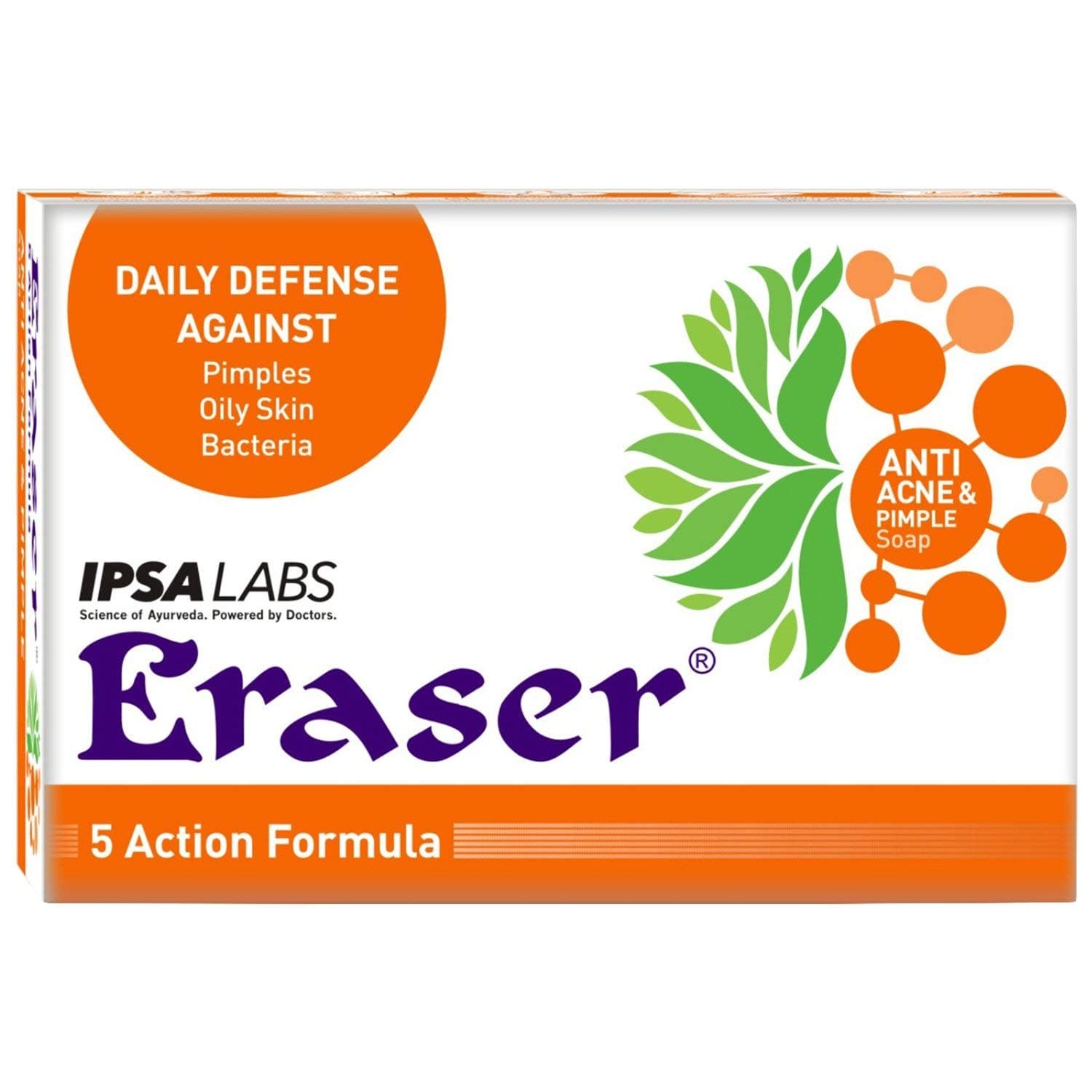 Eraser Anti Acne And Pimple Soap, 75G