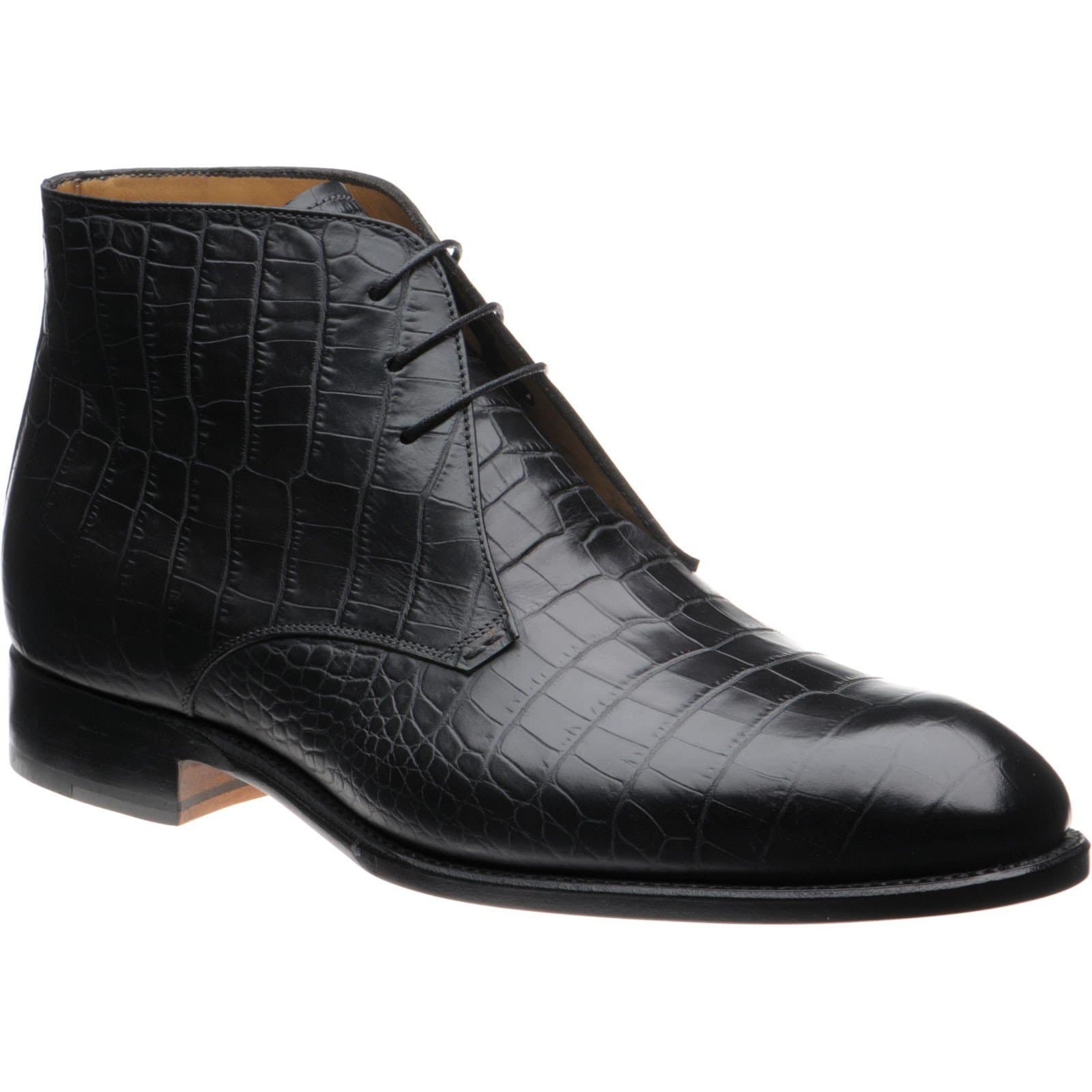 Salamanca Chukka Boots in Black Croc