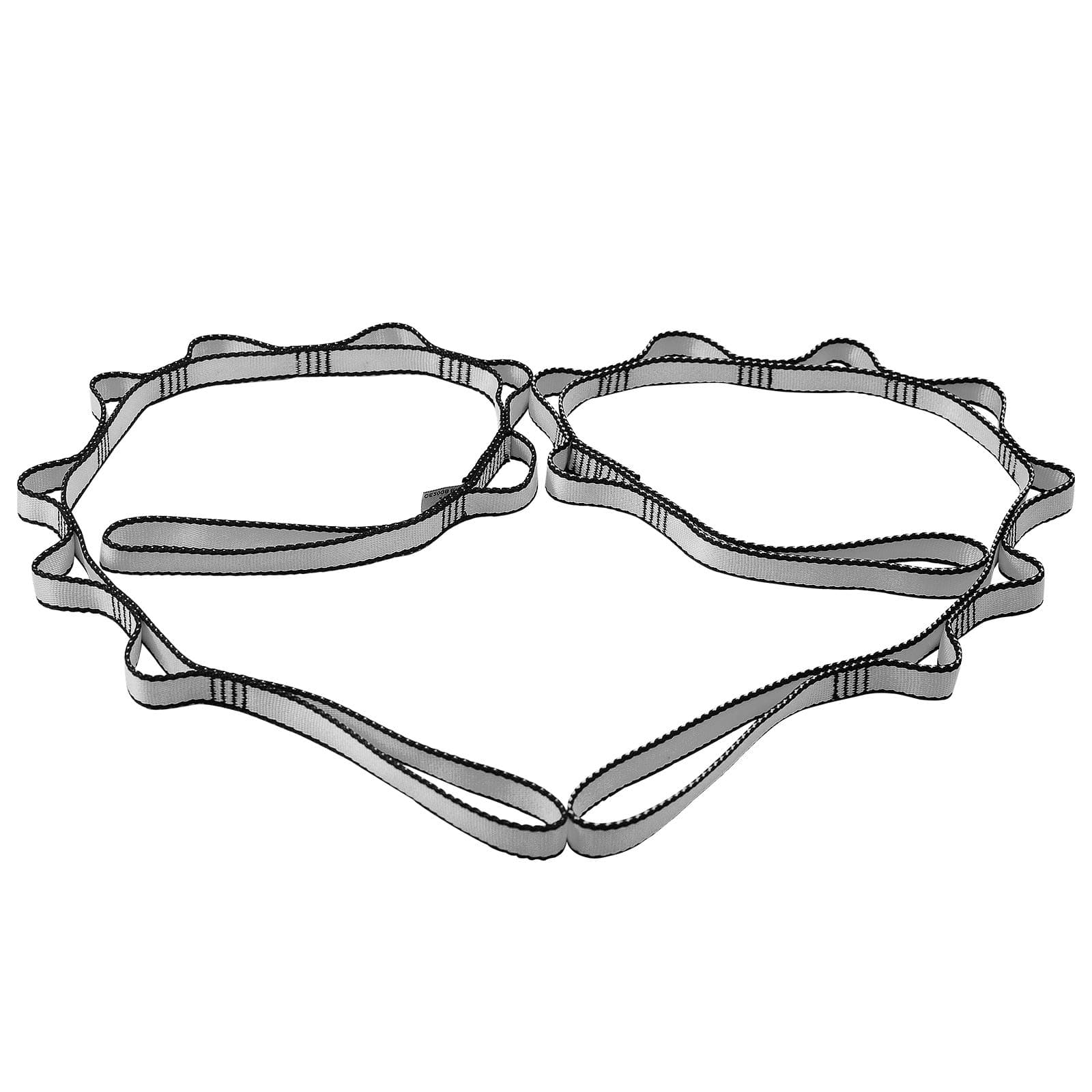 DASKING 2pcs Adjustable Daisy Chains 23KN Strong Climbing Strap Nylon Strap Rope Multi Loop Yoga Straps