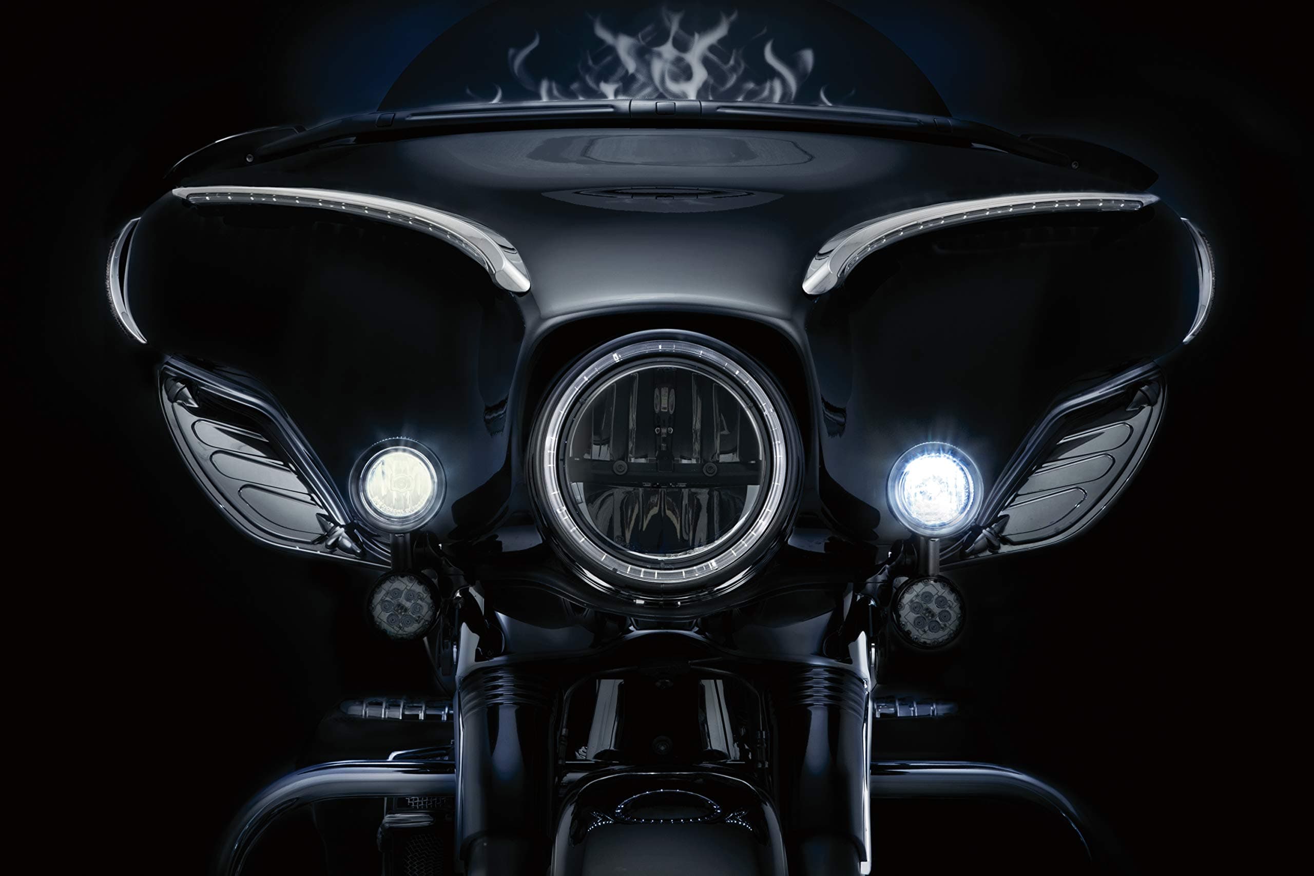 Kuryakyn 5035 Motorcycle Lighting Accessory: 3" LED Upgrade Lamps for Driving Lights, White, 1 Pair