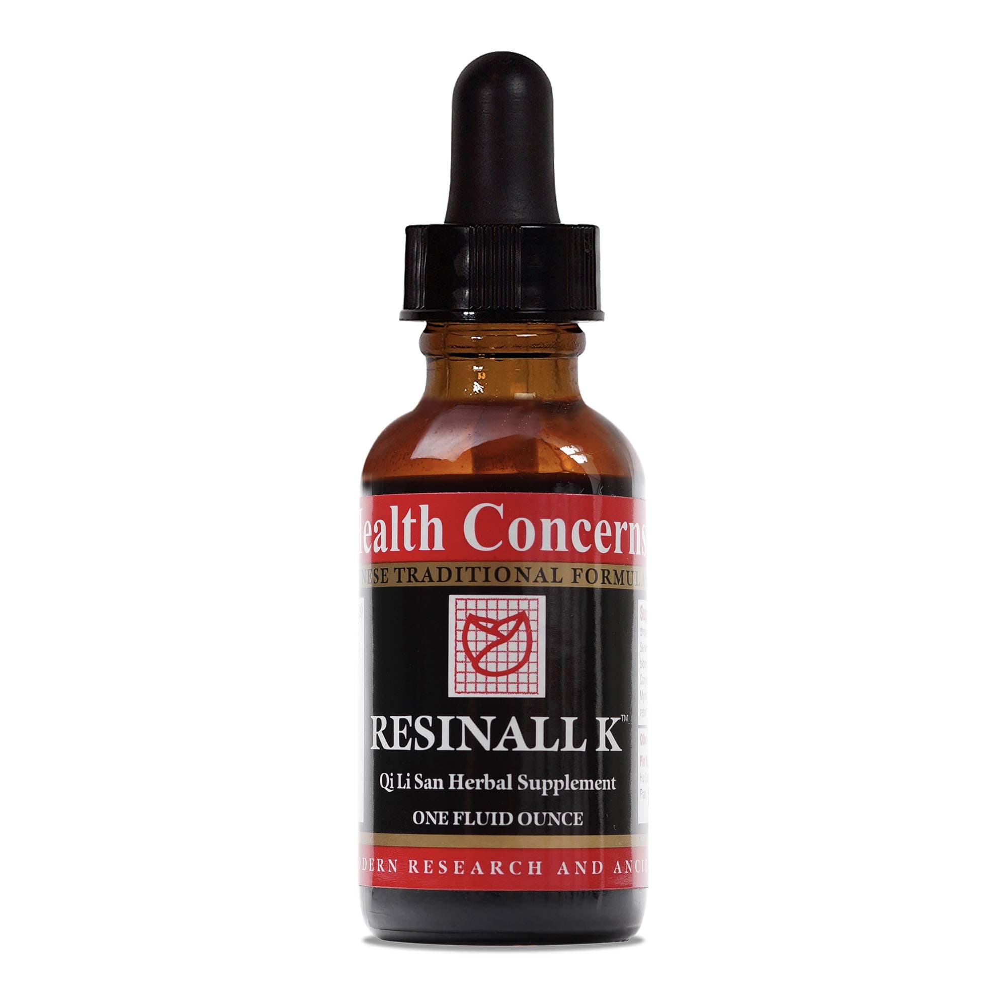 Health Concerns - Resinall K - Qi Li San Herbal Supplement - 1 fl. oz.