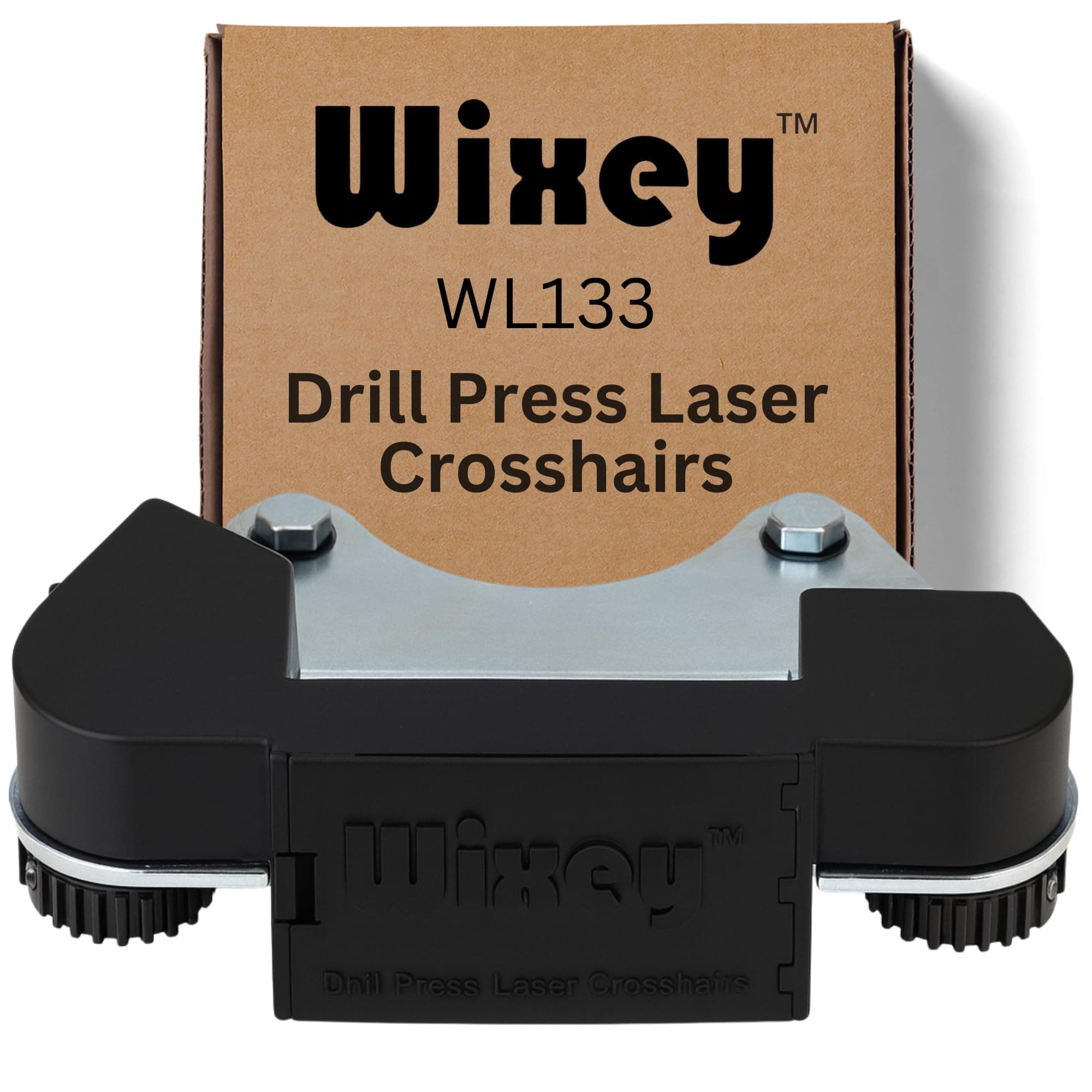 Wixey WL133 Drill Press Laser Crosshair – Long-Lasting Easy-Use Portable Drill Press Guide – Thin Precision Laser Alignment Tool – Perfect Drilling Machine for Accurate Setup Where Needed