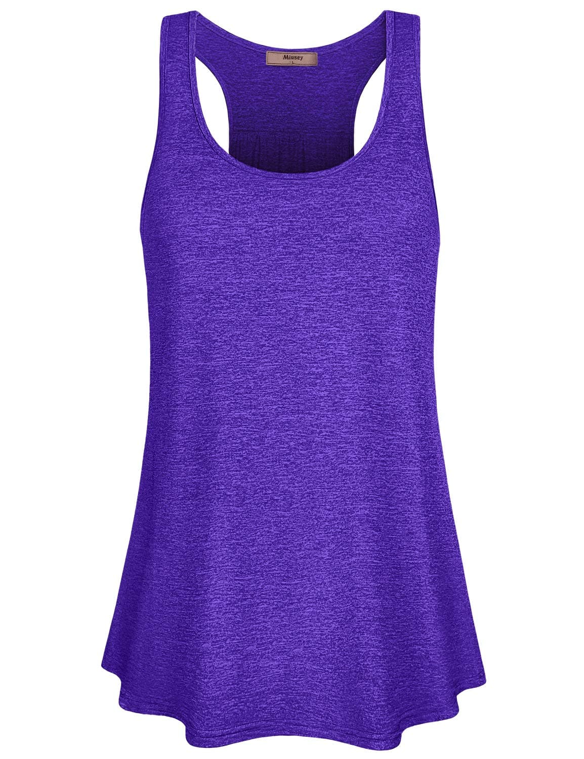 Womens Sleeveless Loose Fit Workout Yoga Racerback Tank Top