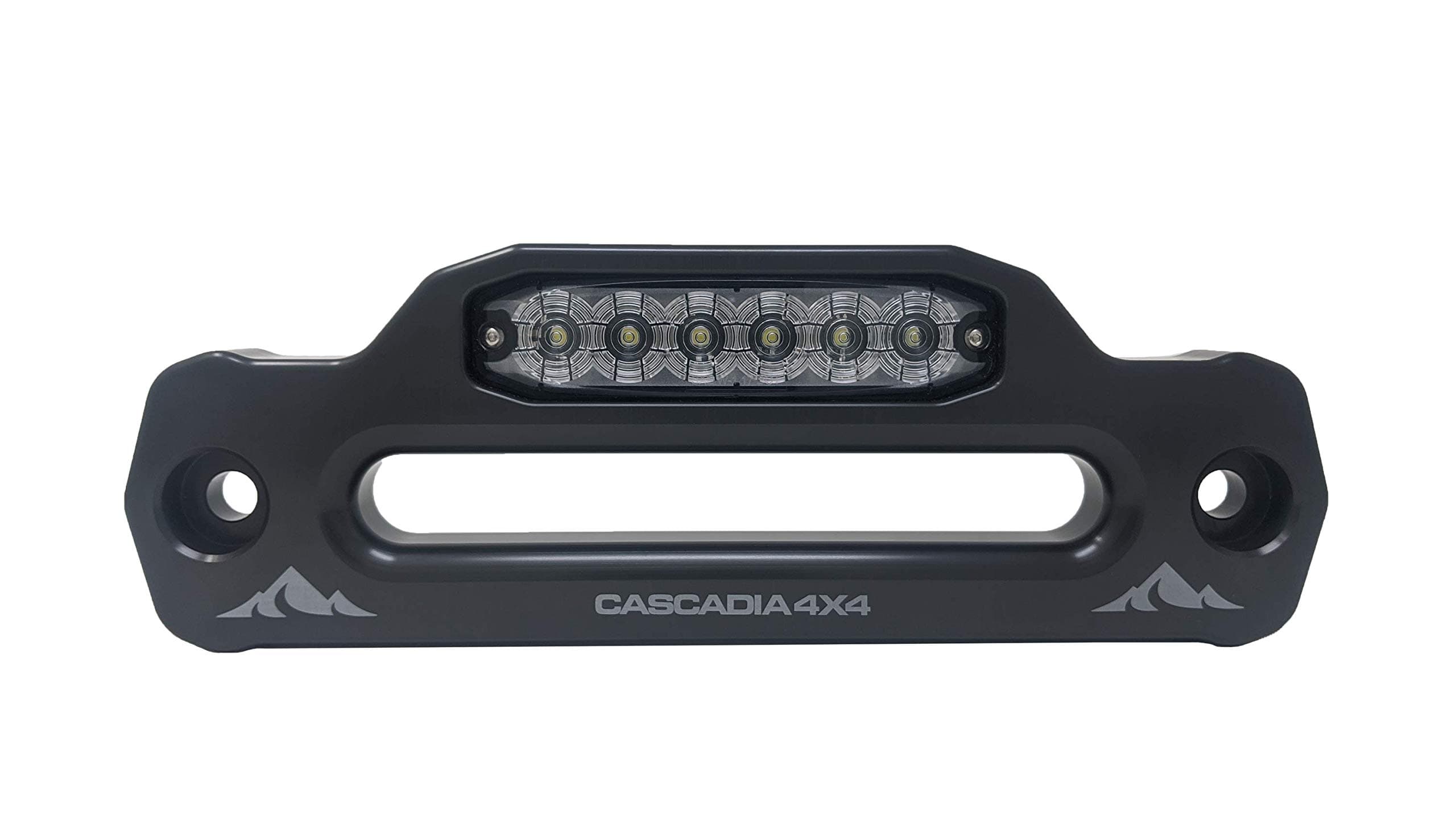 Hawse Winch Fairlead with Integrated LED Light - CNC machined 6061 Aluminum - Hard Anodized - Made in USA/Canada