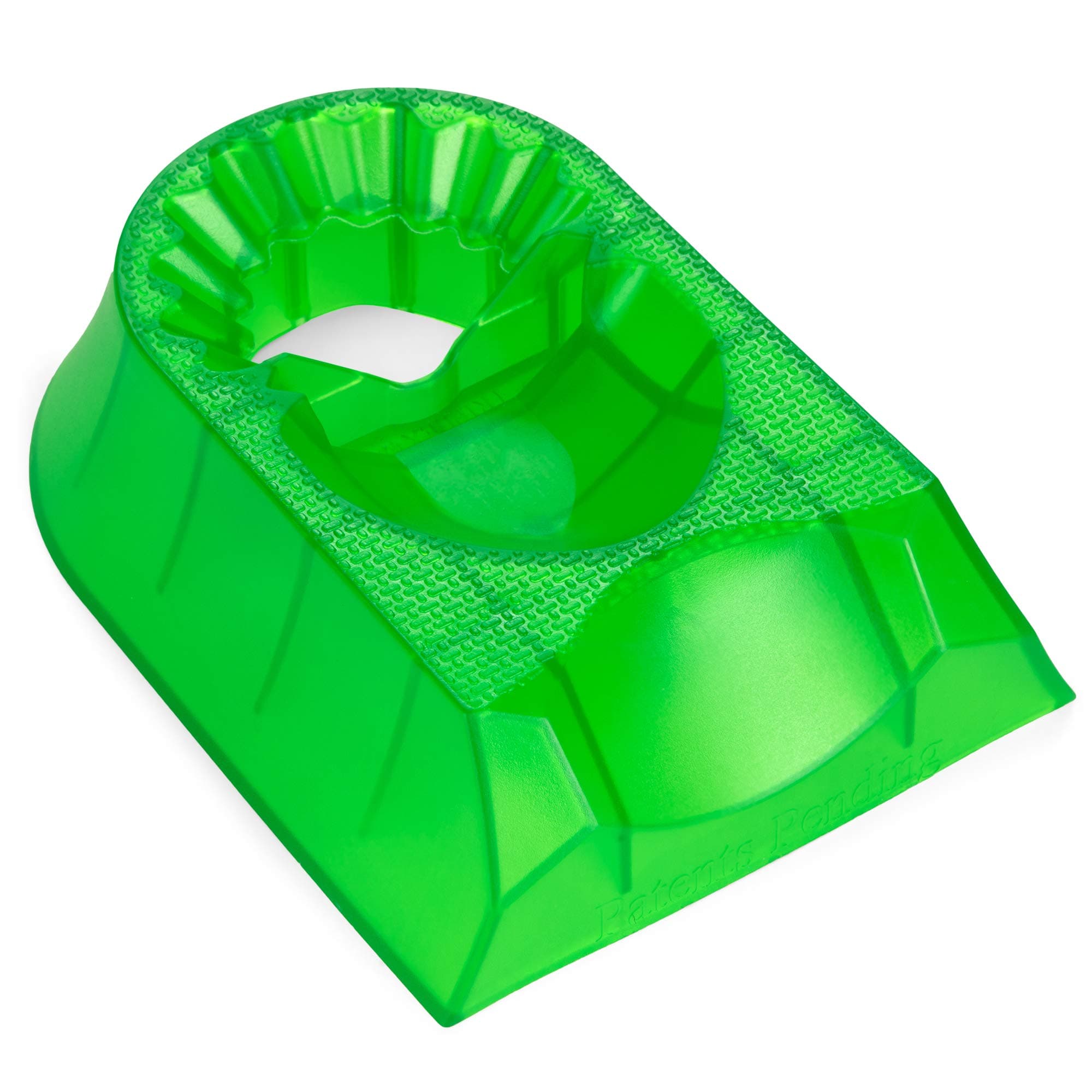 Champion Sports Triplex 3-in-1 Premium Foot Tee for Kickoff Practice, 1” - Ball Holder Tees for Footballs - Kicking Block and Accessories for Adults, Kids, Coaches Green