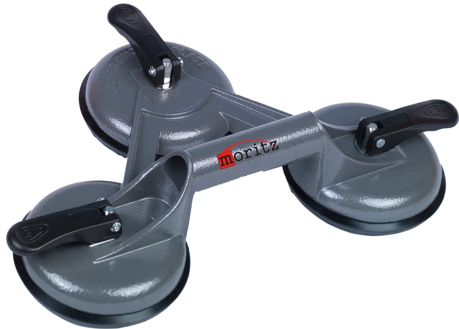 Moritz®, aluminium suction lift glass, 120 kg, 120 mm, vacuum lifter with 3 suction cups