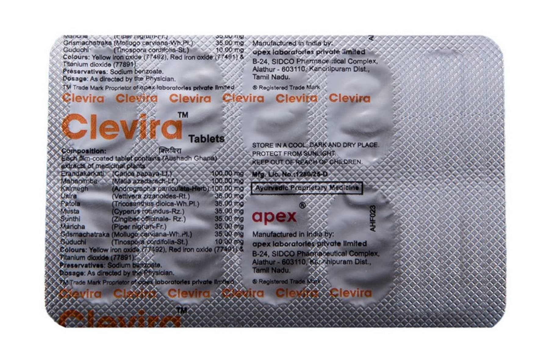 Clevira - Strip of 10 Tablets