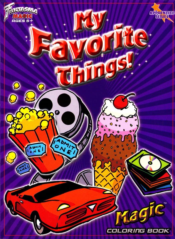 Fantasma Toys Magic Coloring Book