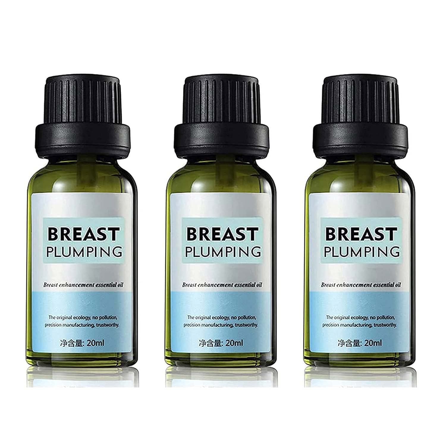 Curvy Beauty Korean Bust Massage Oil - 20ml Breast Plumping Essential Oil,Bust Firming Natural Essential Oil,Breast Enhancement Cream Fast Growth (3 Bottles)