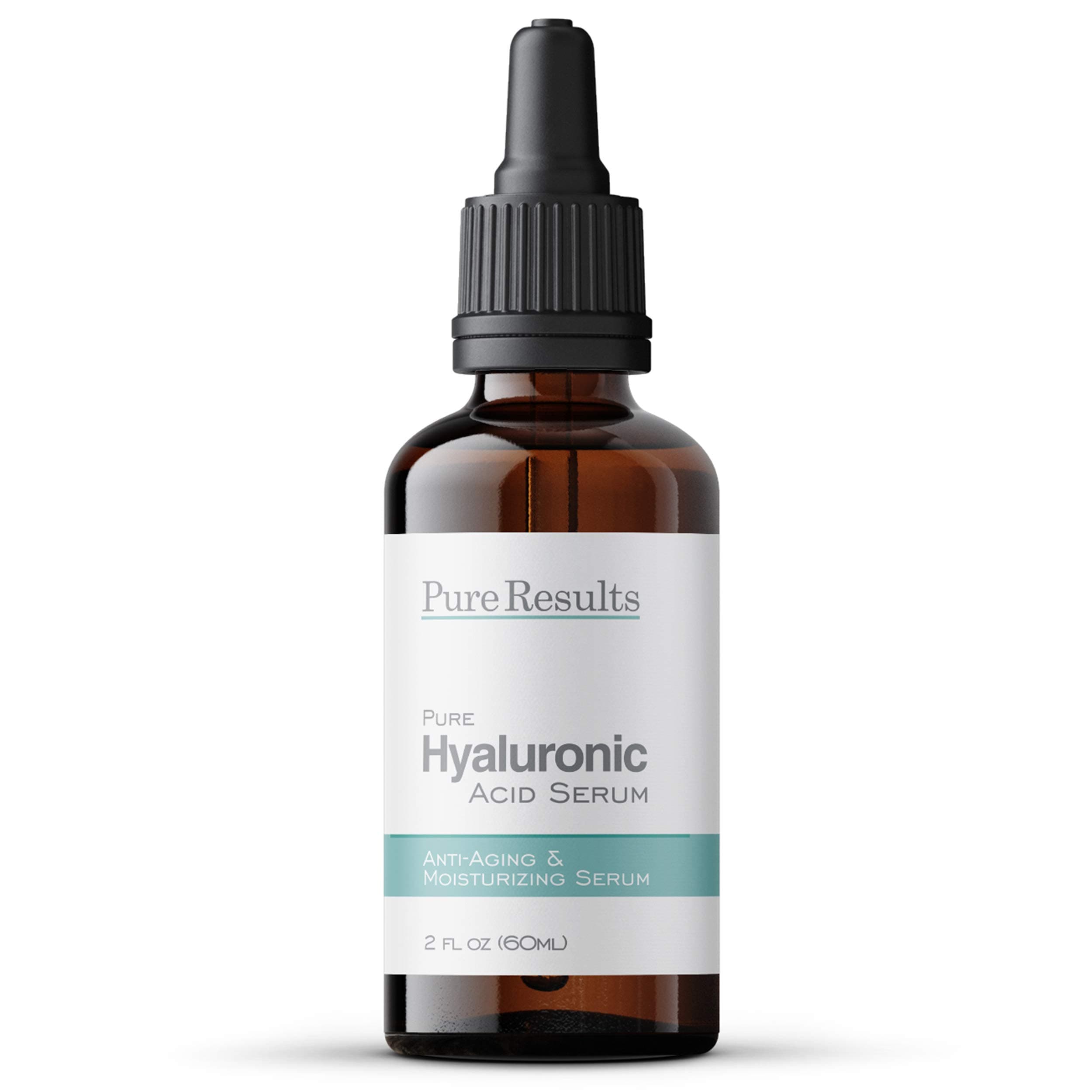 Pure Results Hyaluronic Acid Serum 2 fl oz, Anti Aging, Improves Skin Texture, Maximum Moisturizing Power, Made In USA!