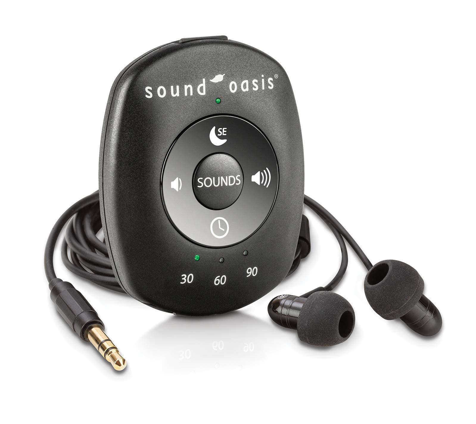 Sound Oasis World’s Smallest Tinnitus Sound Machine, Portable, Helps Relax, Sleep, Mask Tinnitus, Block Noise, and Focus. 24 Dr. Developed Tinnitus and Nature Sounds, Pink, White, Grey Noise.