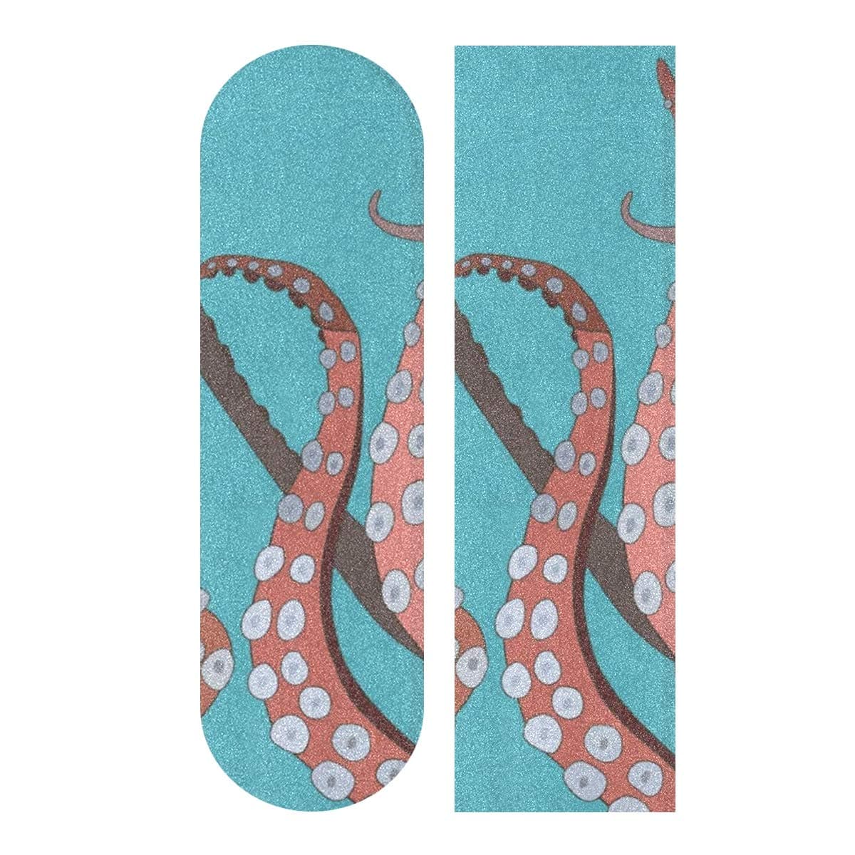 Ernest Congreve Octopus Tentacles Skateboard Grip Tape Sheet Safety Non Skid Self Adhesive Sticky Grip Safe Grit Skateboard Griptape Anti Slip 9 x 33 inch