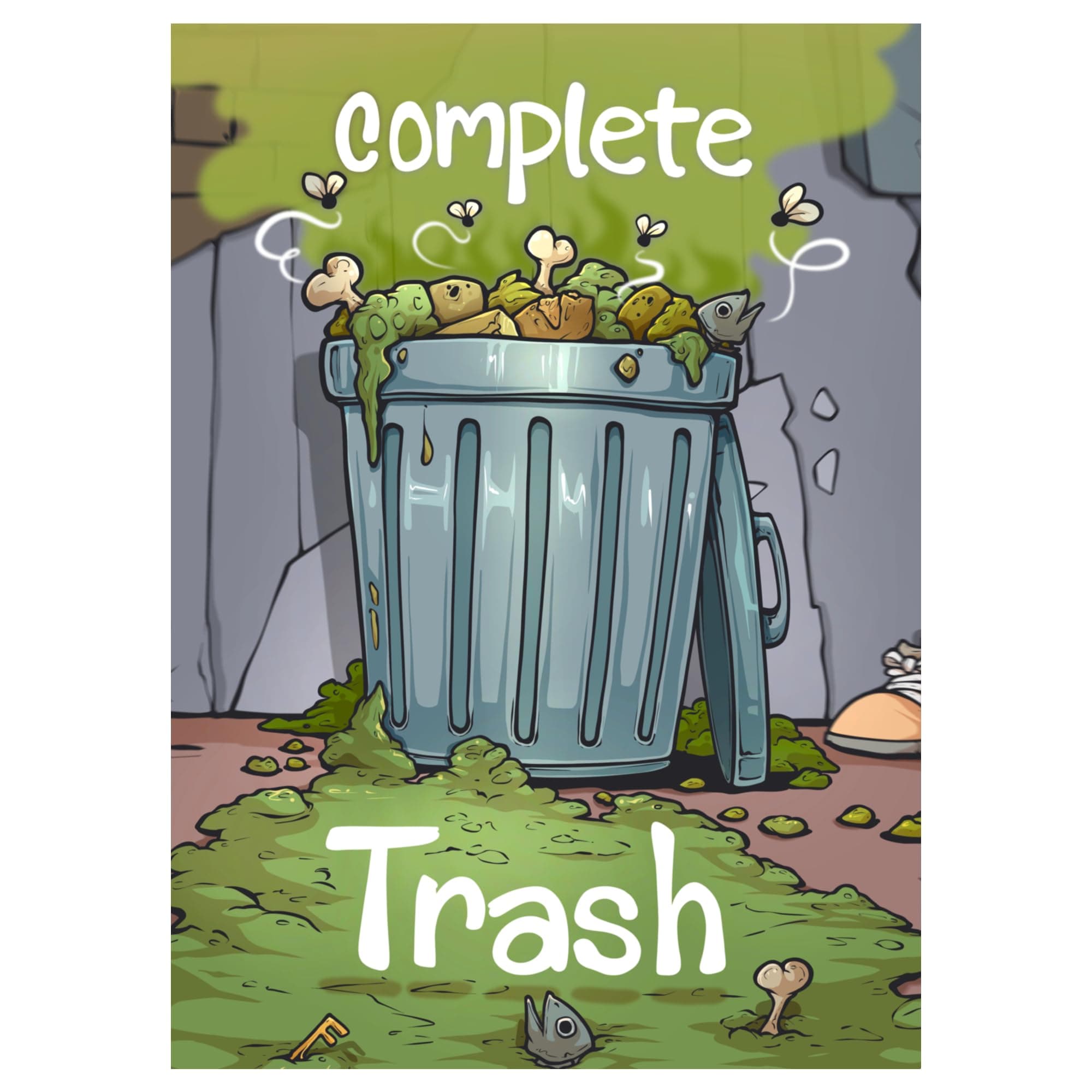 Realm Guard 100ct Textured TCG/MTG Card Art Sleeves (Complete Trash)