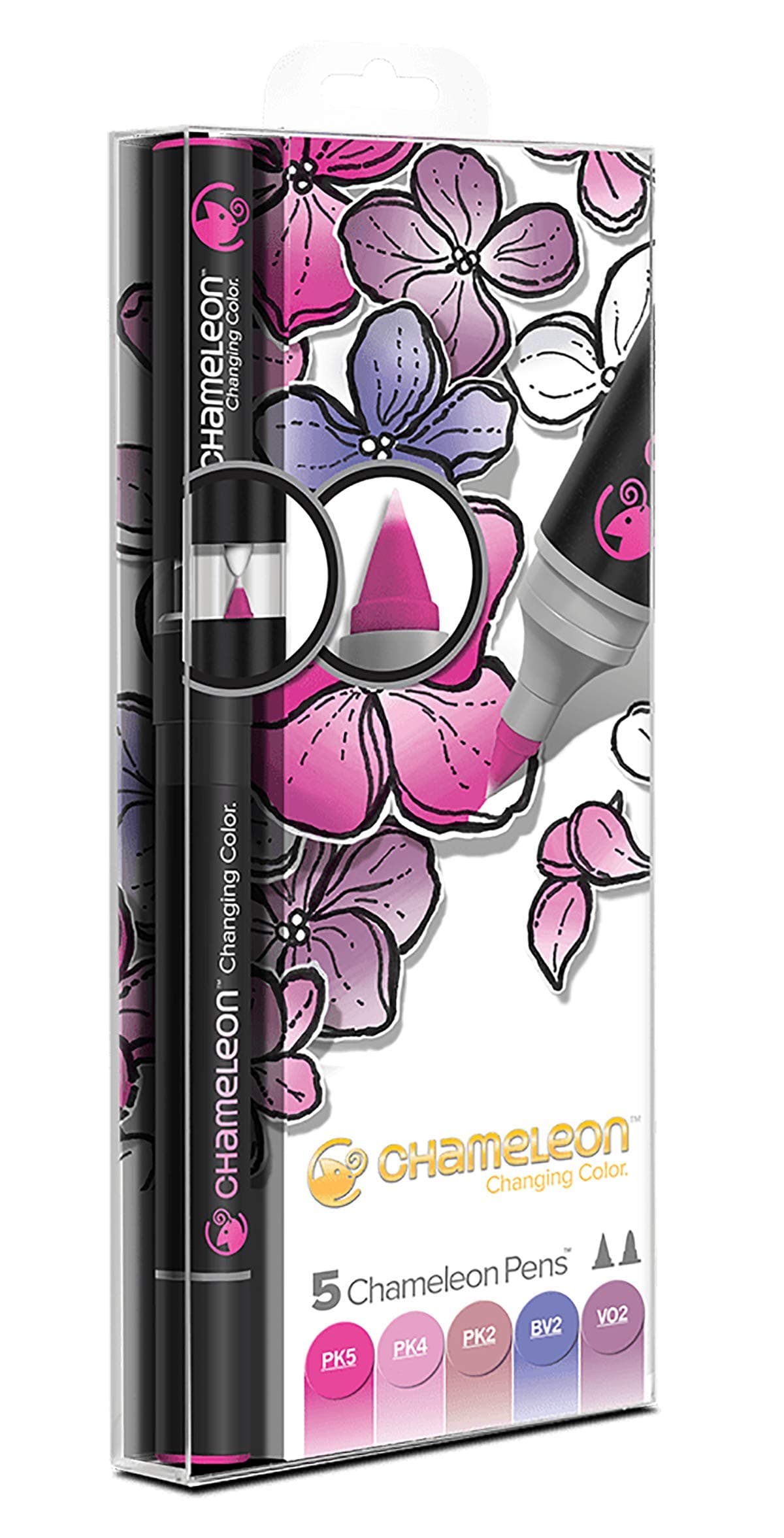 Chameleon Art Markers - 5 Pen Floral Tones