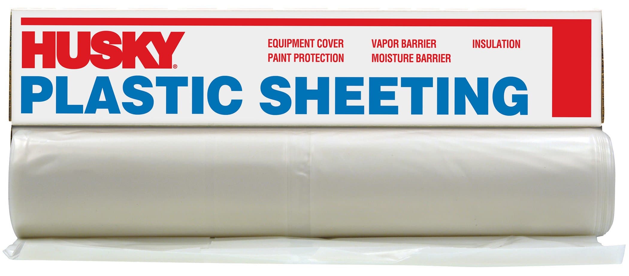 Husky Plastic Sheeting Clear 6ml 6ft x 100ft