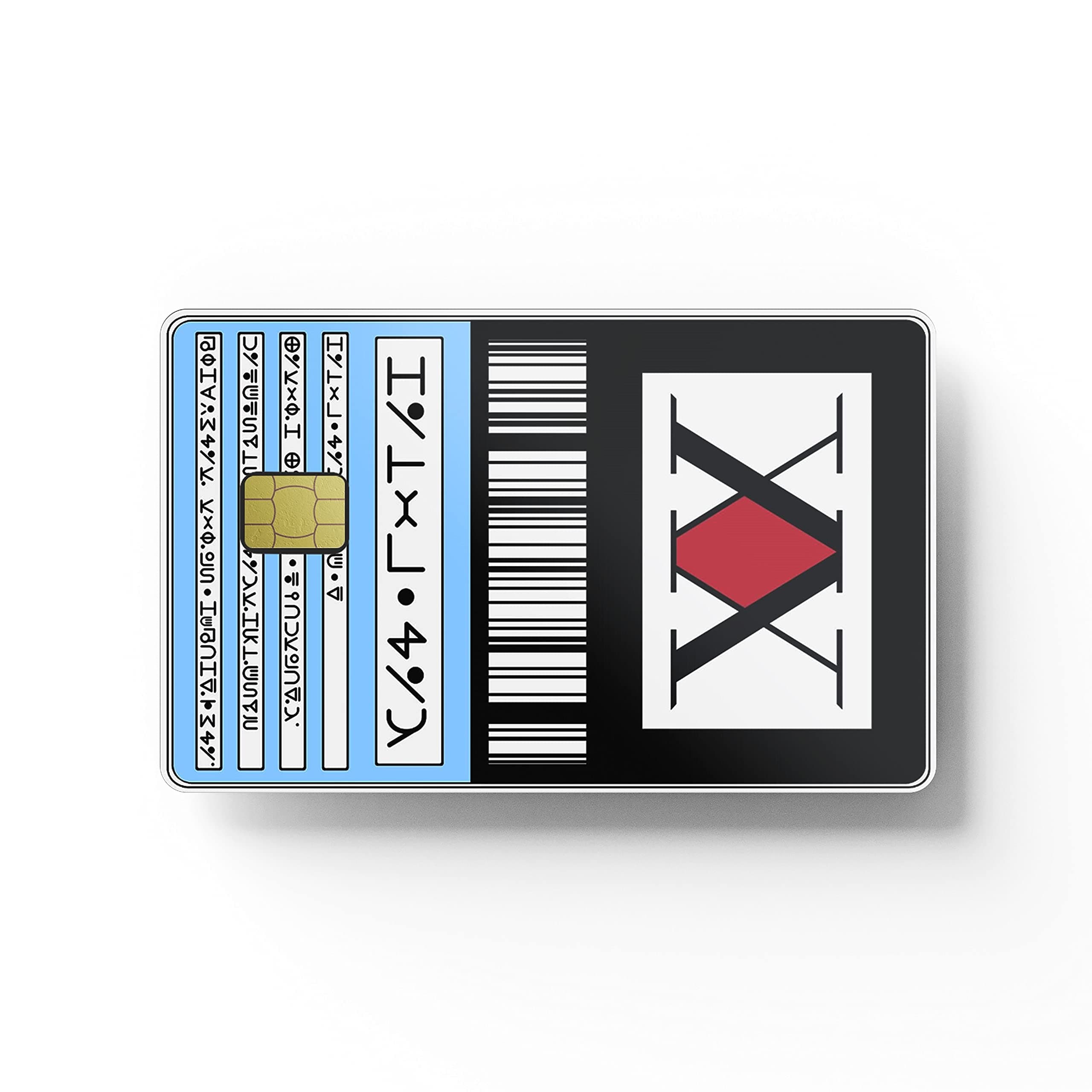 HK Studio Card Sticker with Anime Design | Removable Vinyl Sticker Debit, Credit, Transportation Card, Key Card Skin | Covering and Personalizing Bank Card | No Bubble, Slim, Waterproof Cover Card