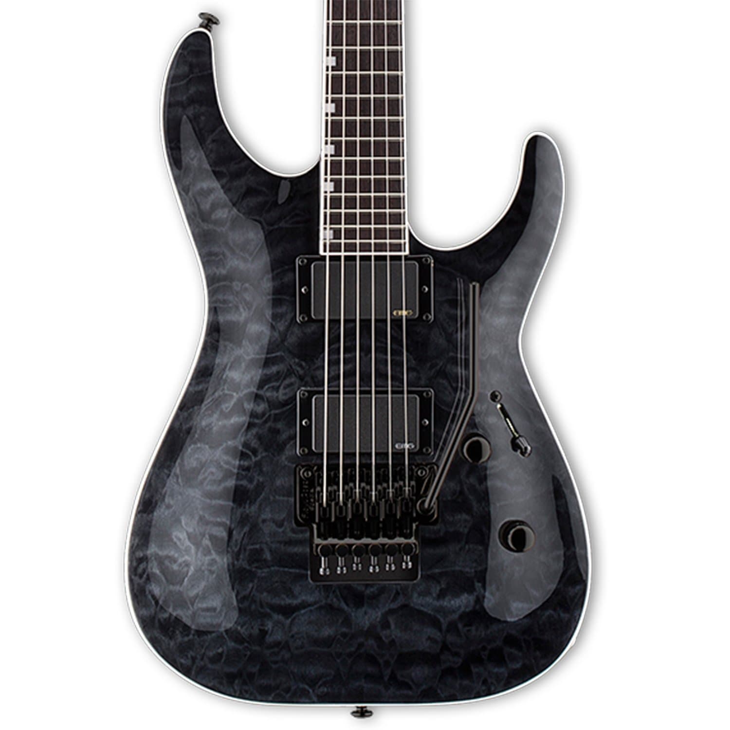 ESP LTD MH-401FR Electric Guitar, See Thru Black